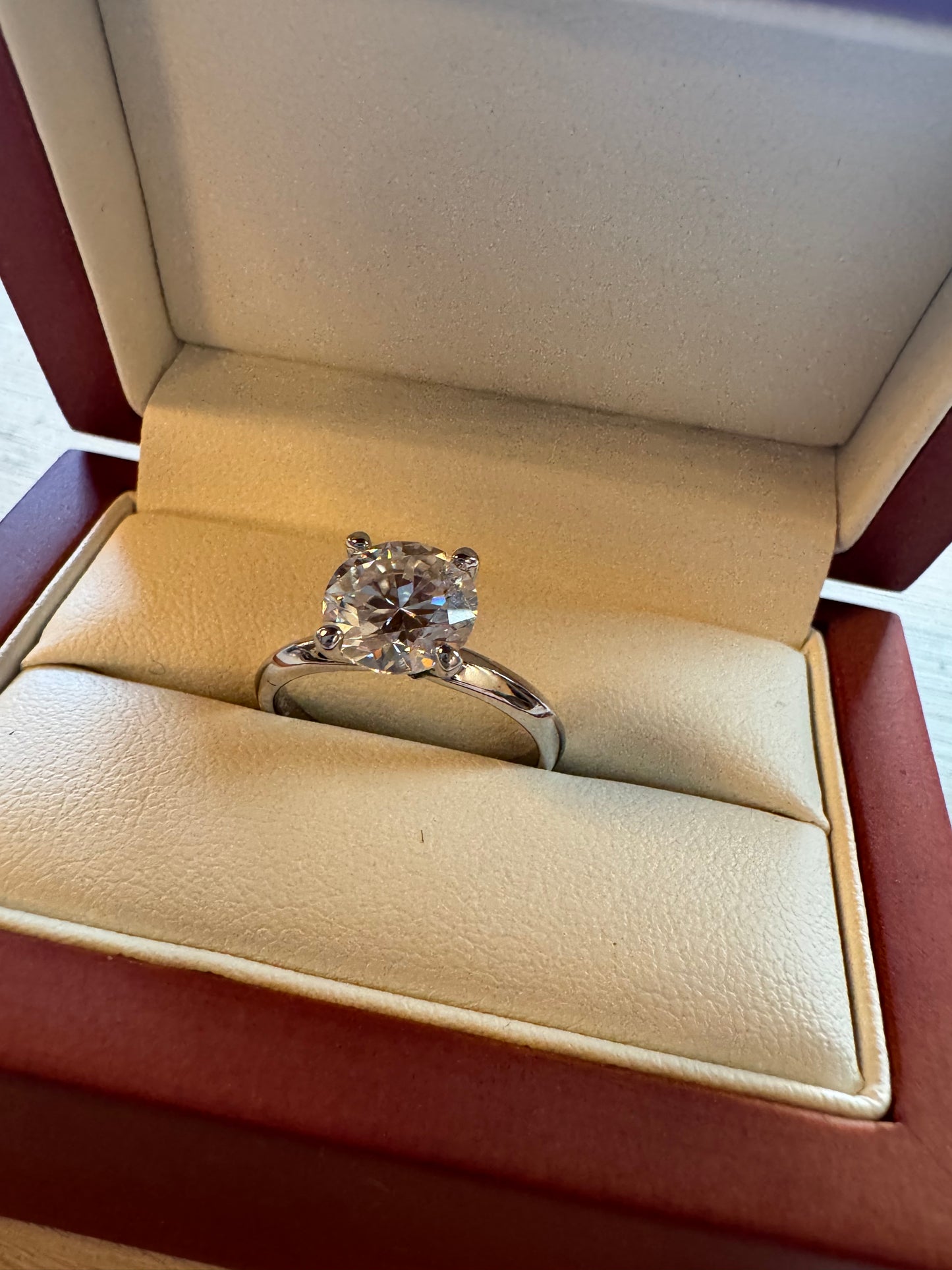 1.75ct Moissanite in Sterling Silver