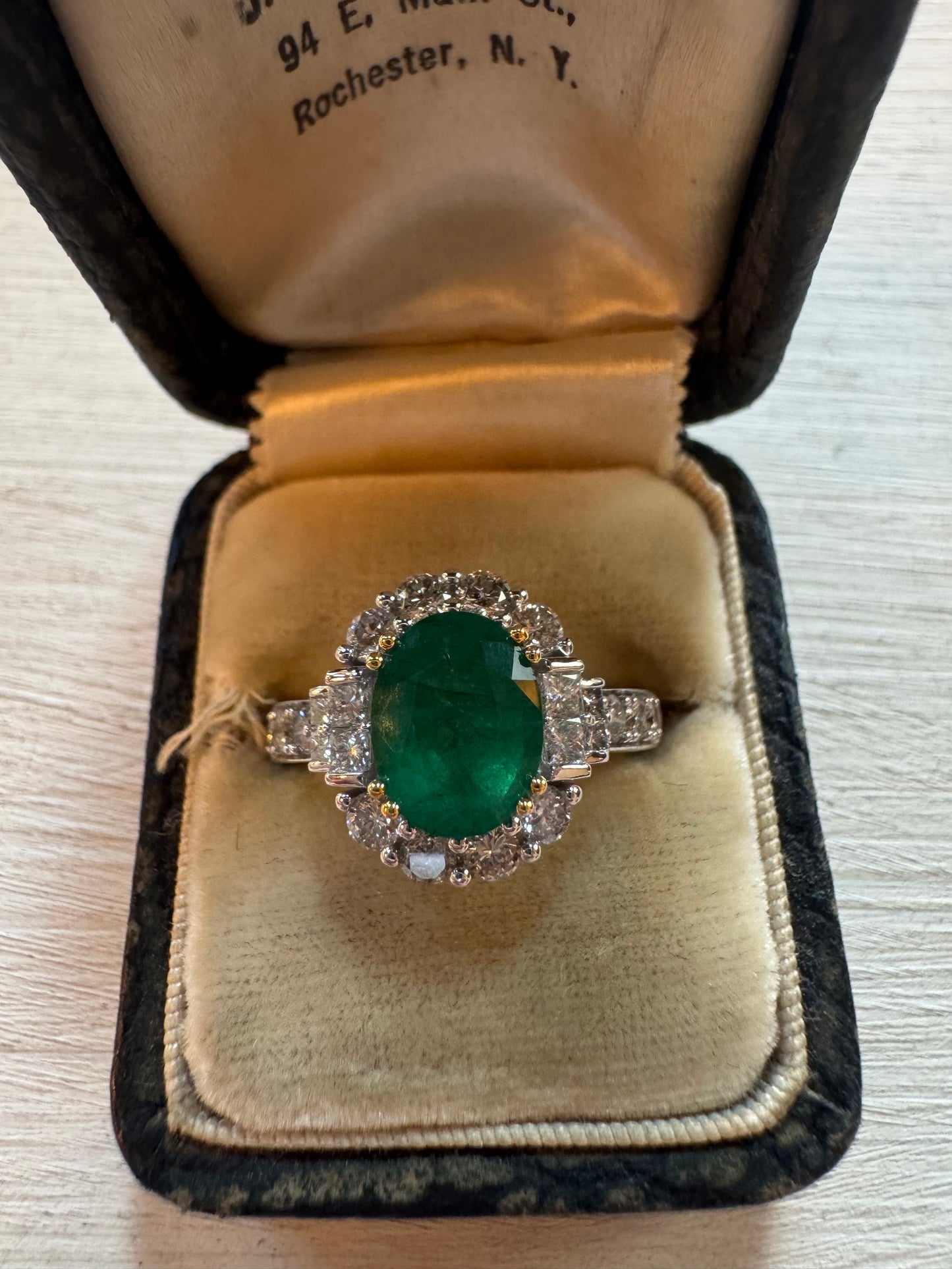 Emerald and Diamond ring