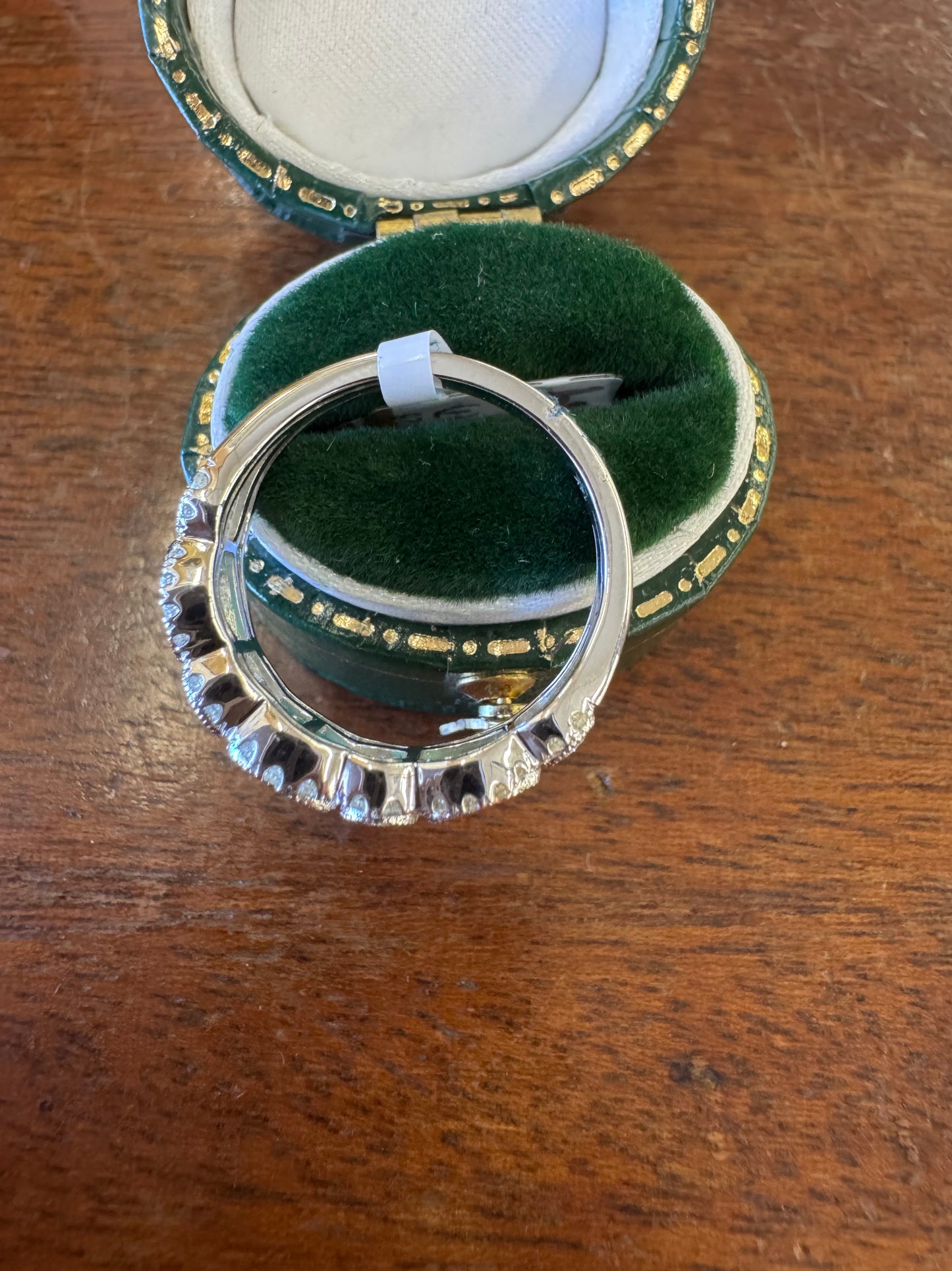 Emerald and Diamond band