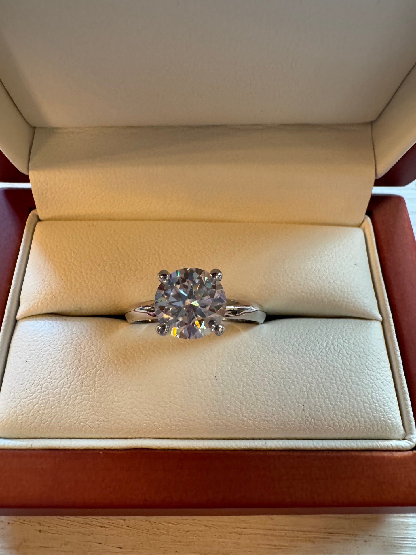 1.75ct Moissanite in Sterling Silver