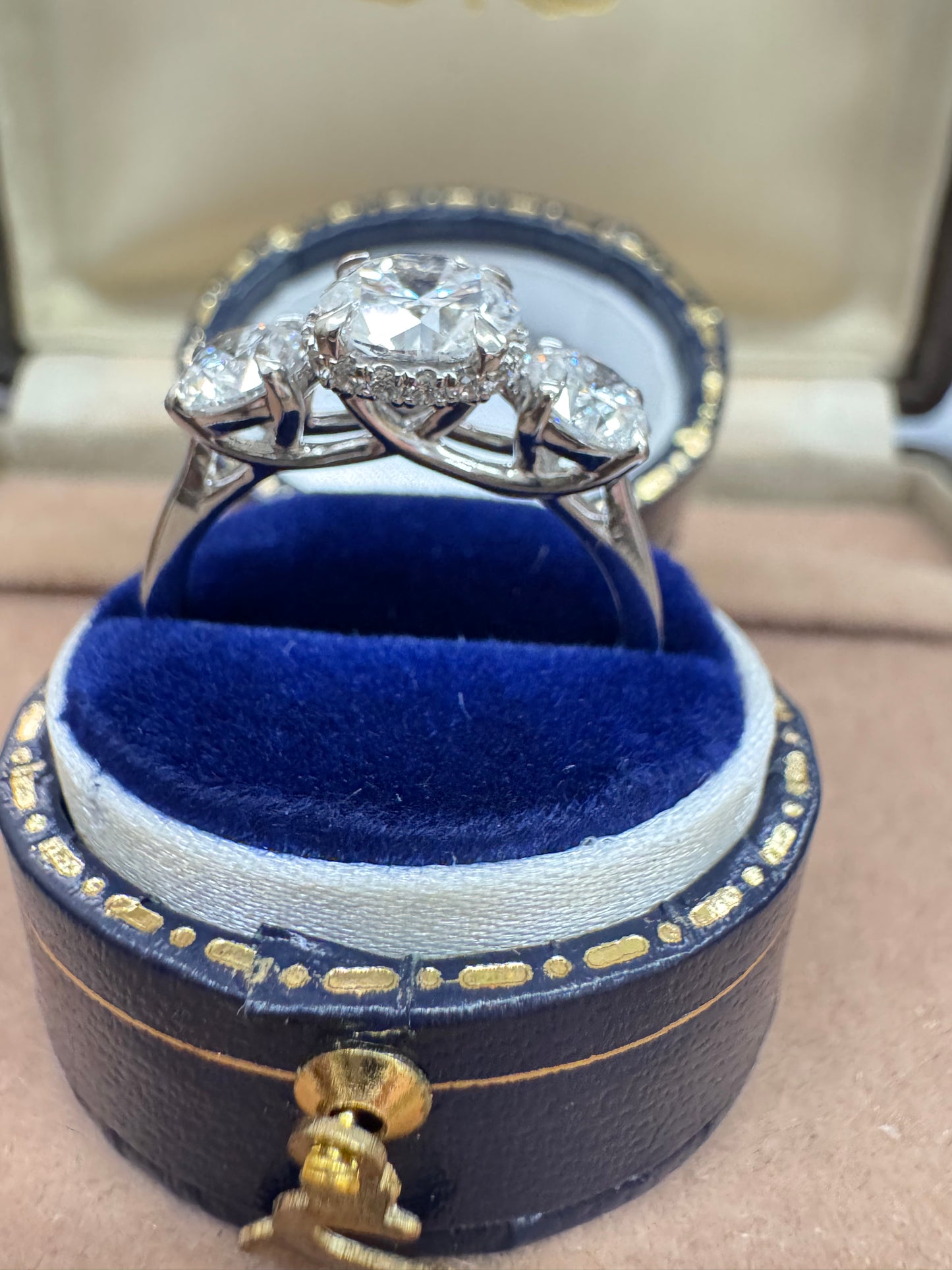 Three-Stone Lab-Grown Diamond Ring