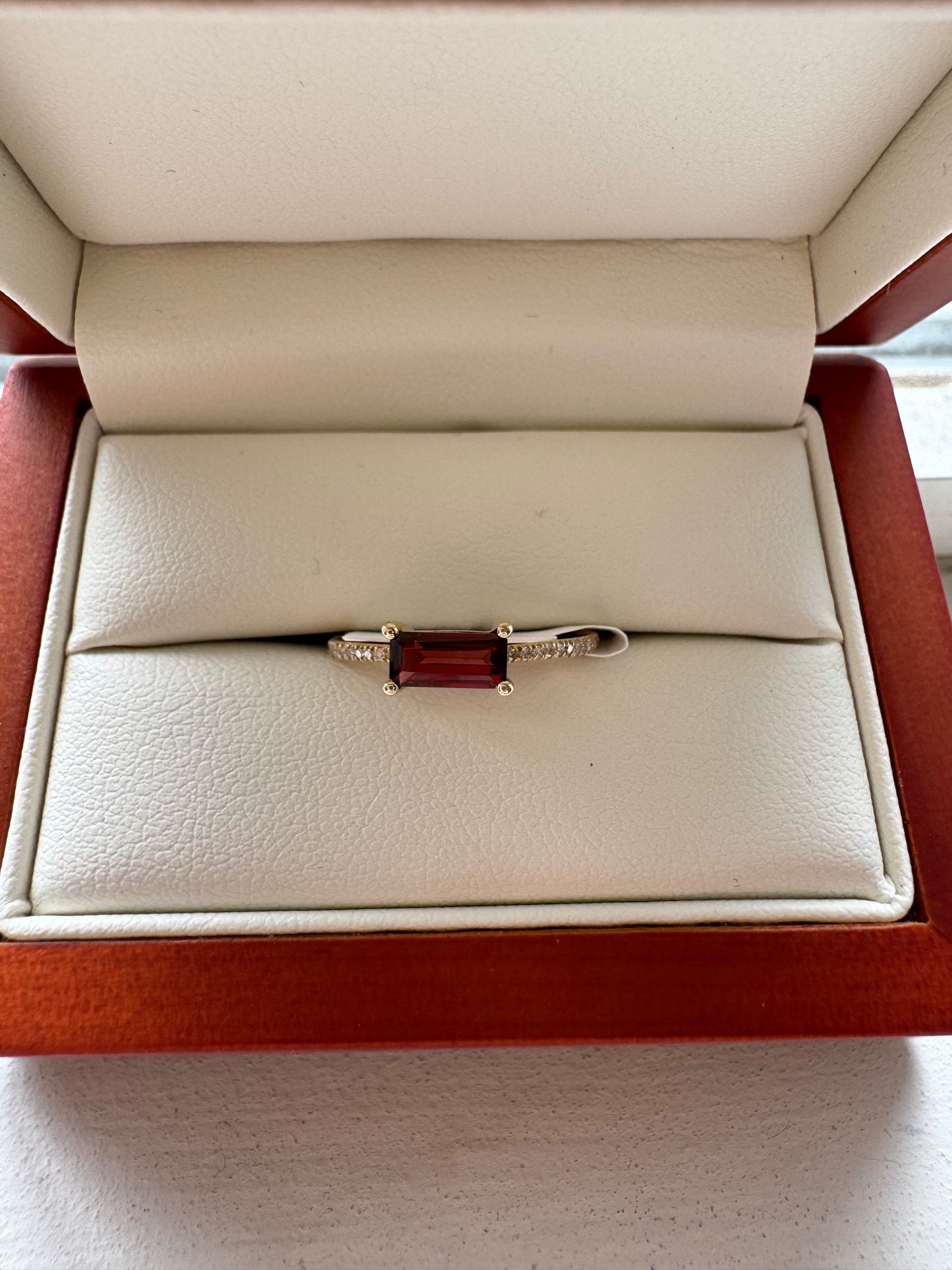 Gemstone and diamond rings