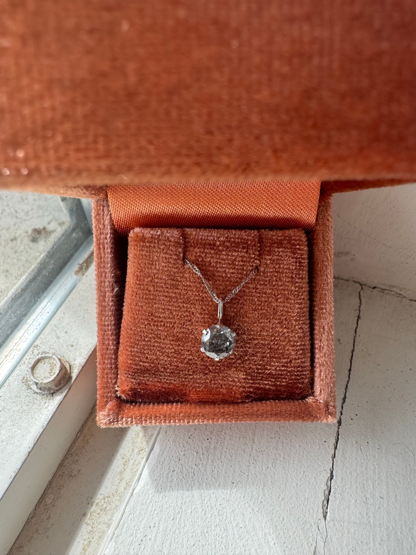 .80ct Salt & Pepper Diamond necklace