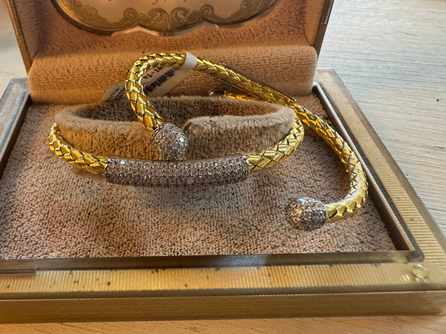 GP over Sterling and CZ cuff