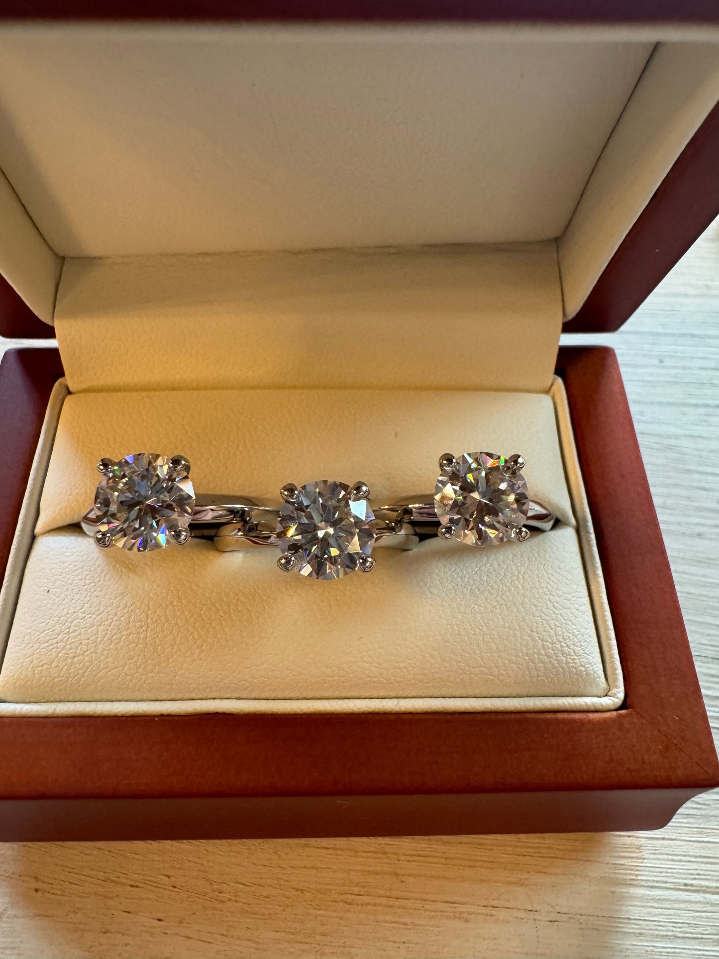 1.75ct Moissanite in Sterling Silver