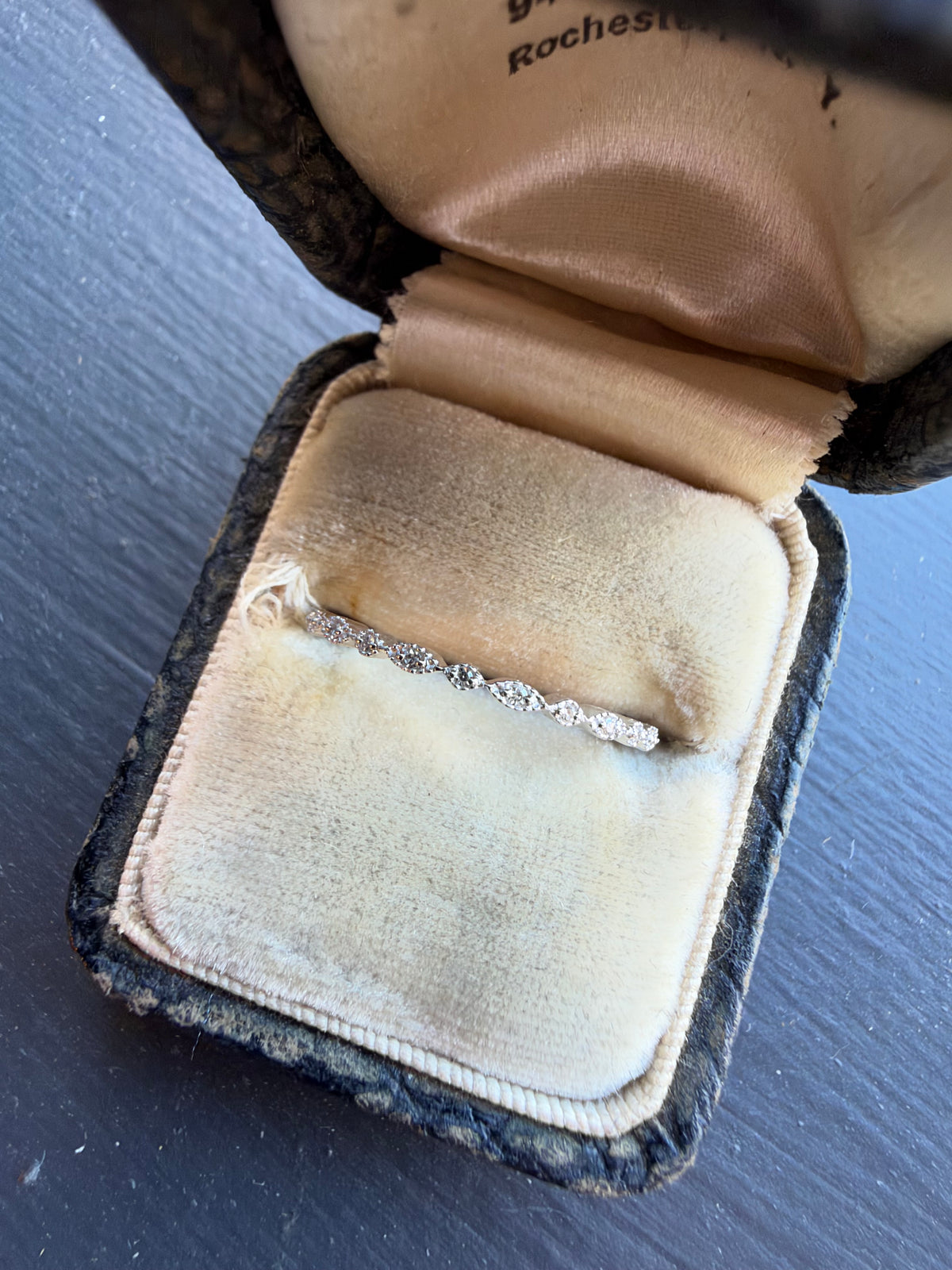 Dainty diamond band