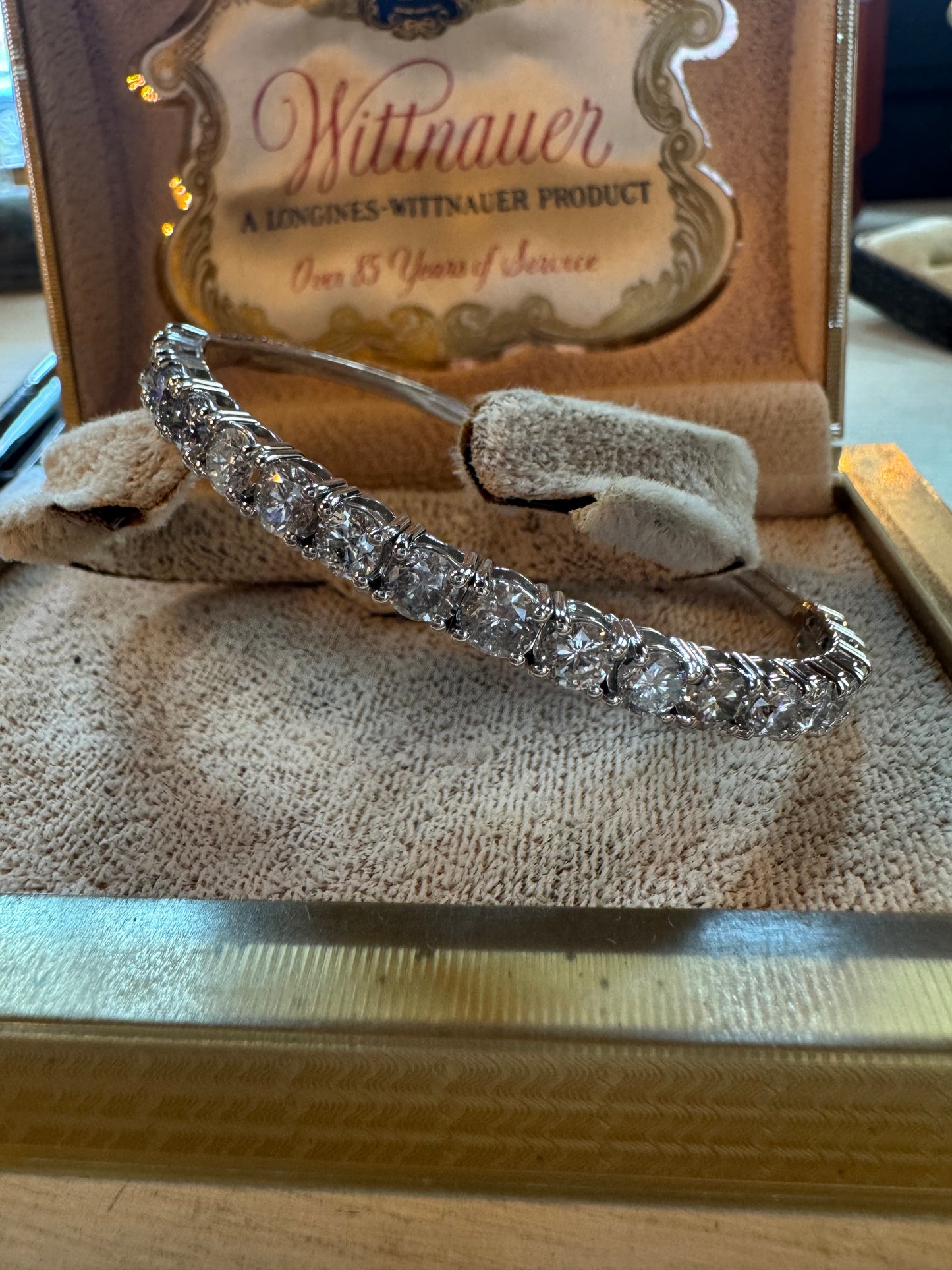 7.10ct Diamond flex bangle