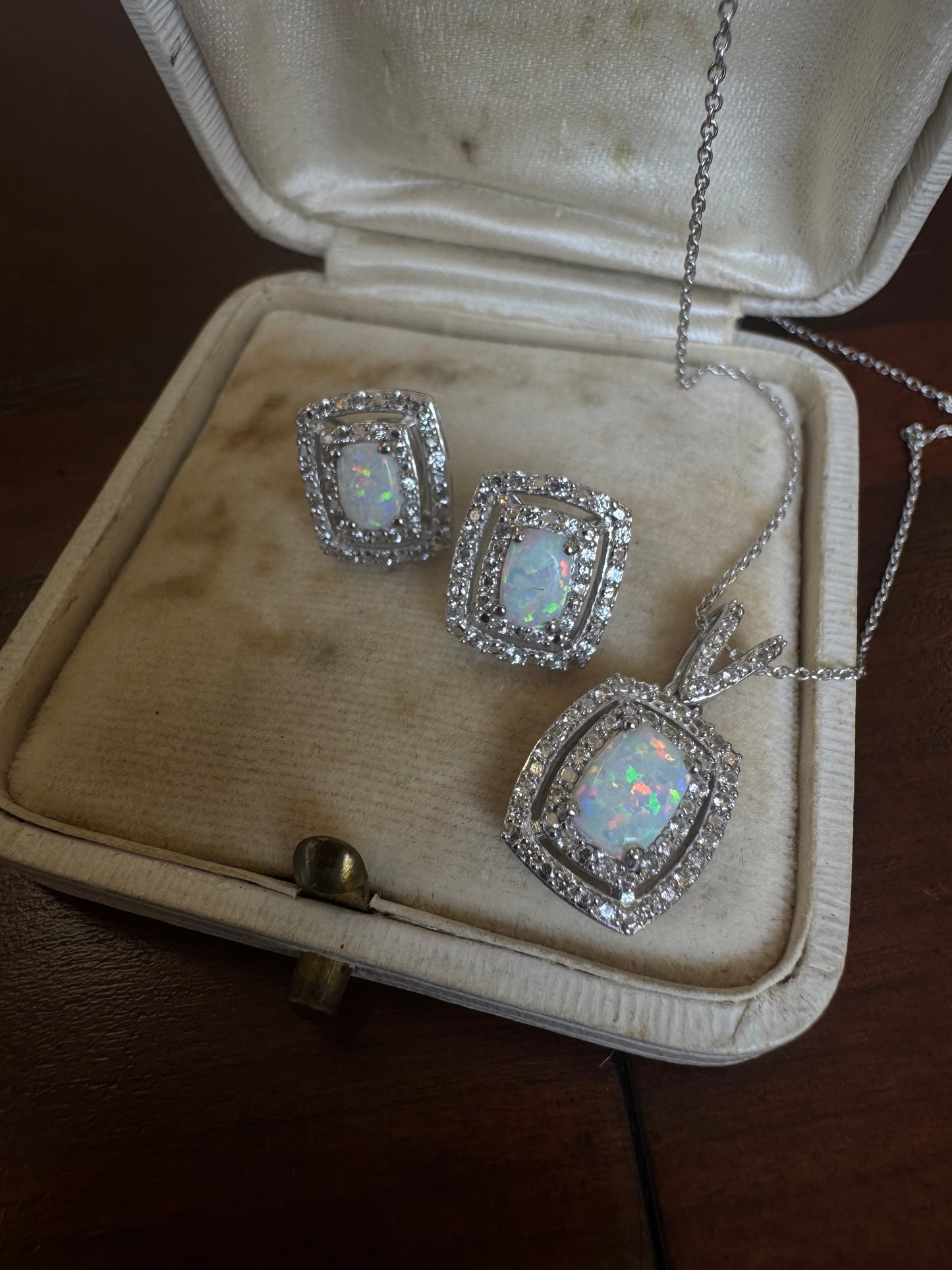 Sterling Opal set