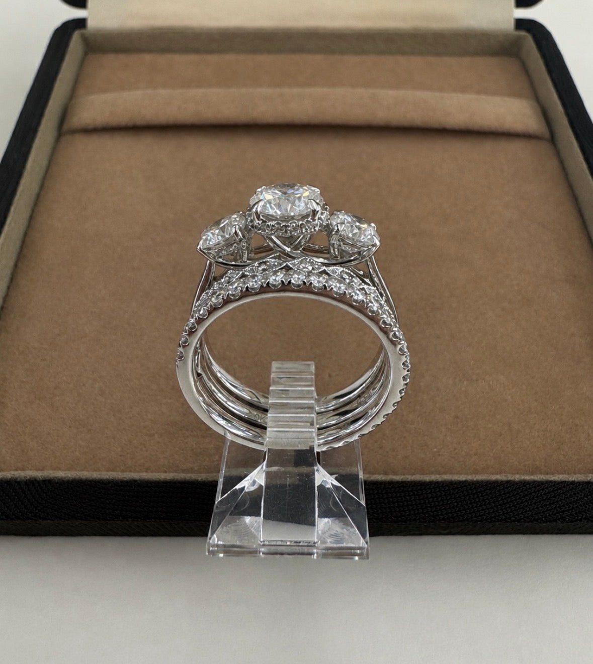 Three-Stone Lab-Grown Diamond Ring