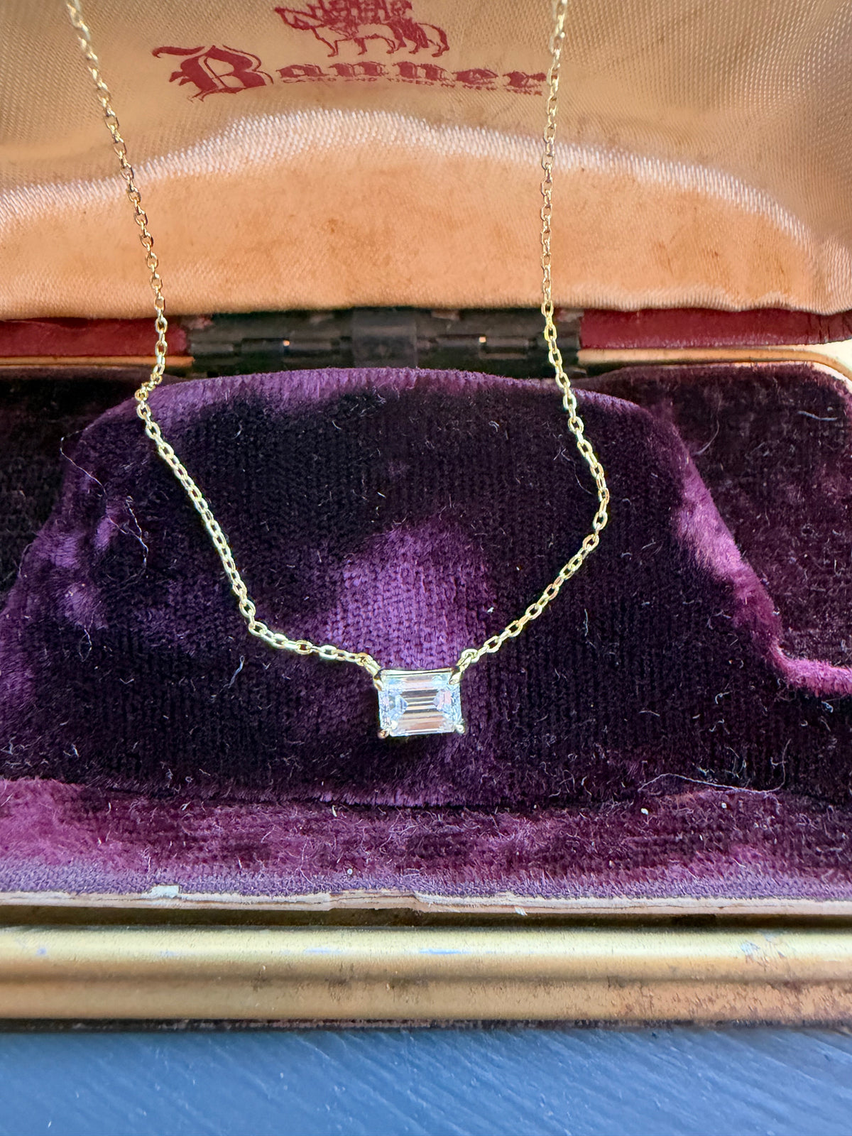 1ct lab grown diamond necklace
