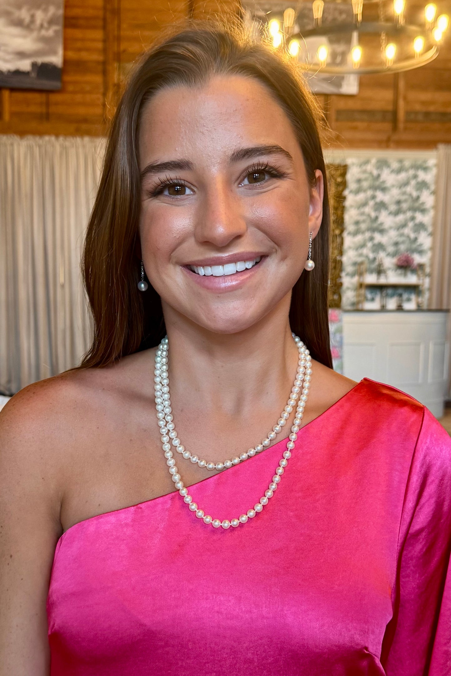 39" 6.5-7.5mm Cultured Pearl necklace