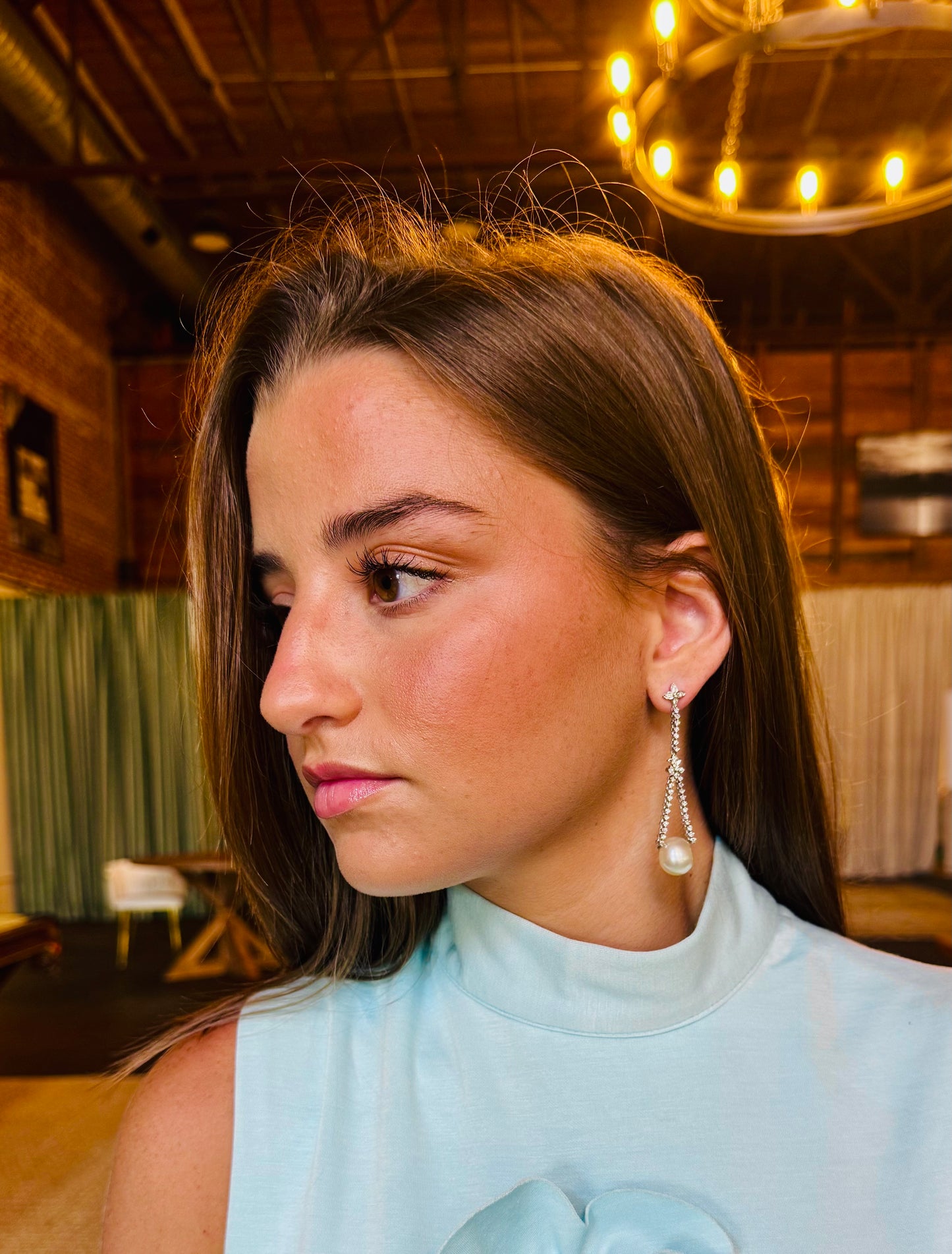 Stunning vintage pearl drops