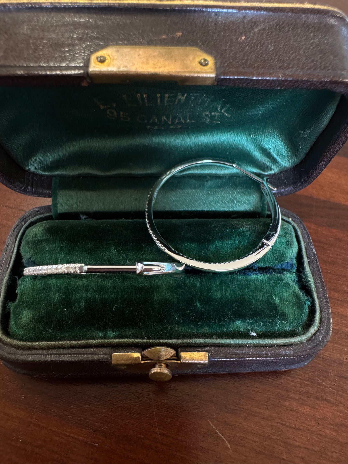 1.25” Diamond hoops