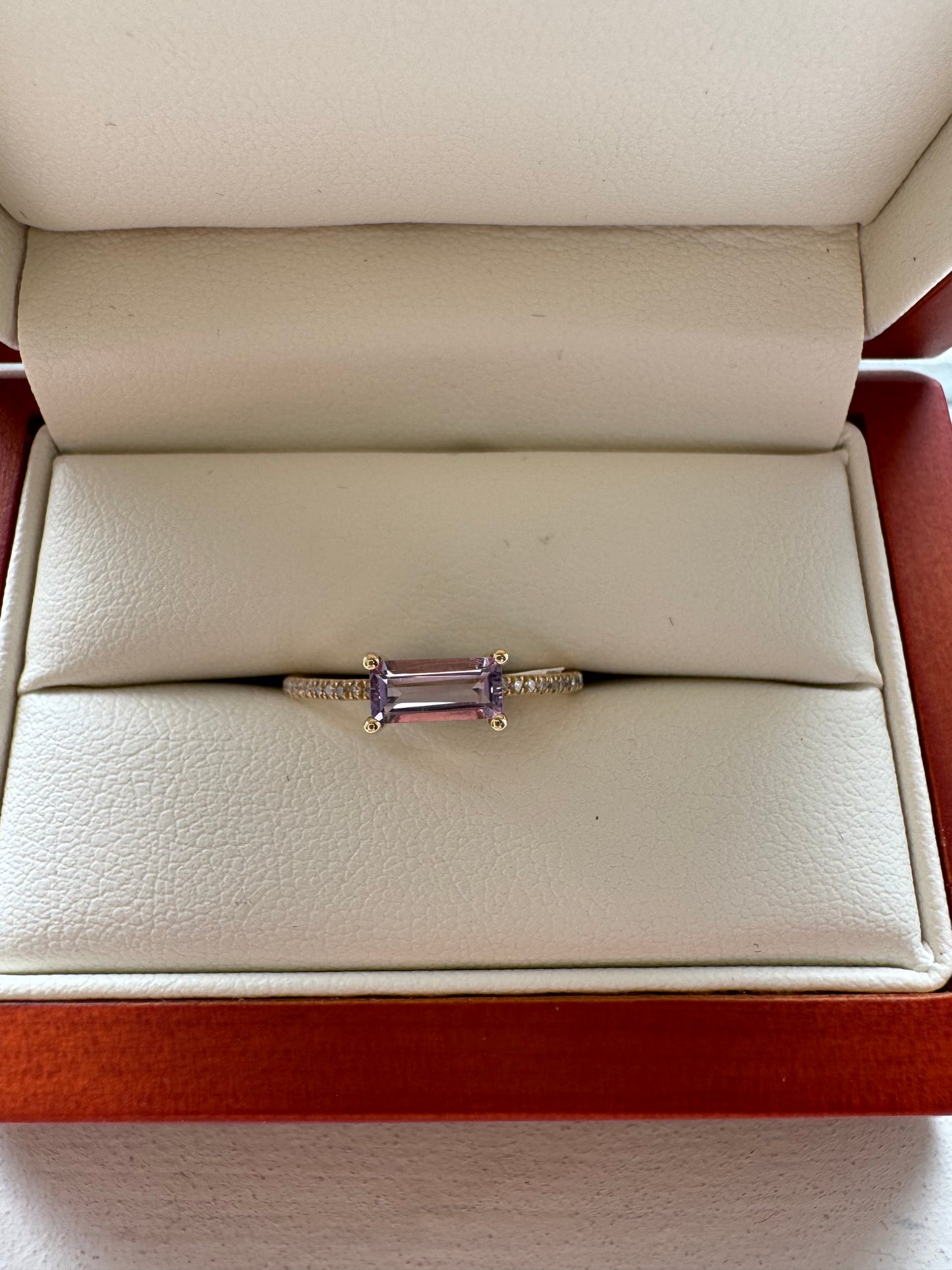 Gemstone and diamond rings