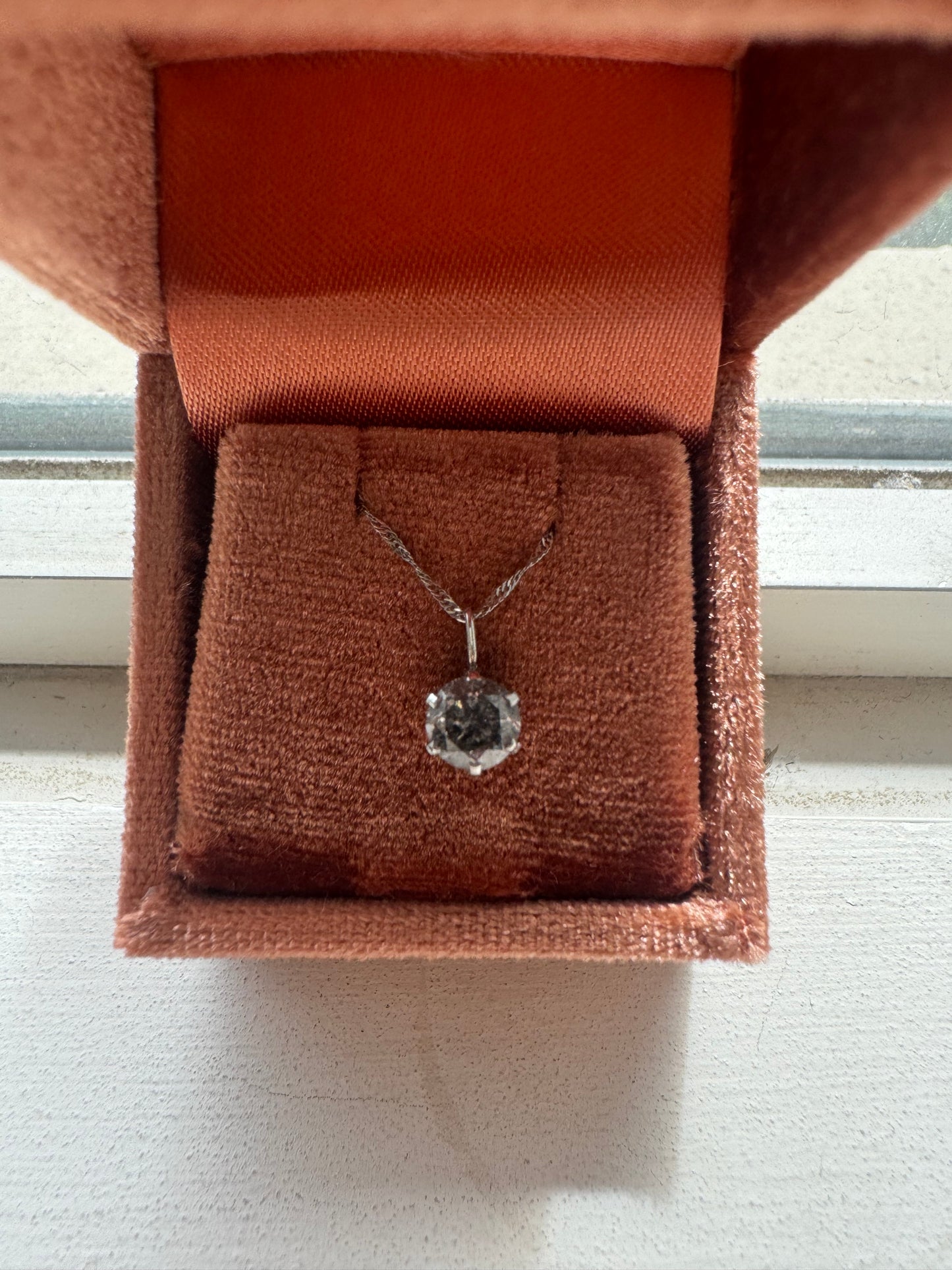 .80ct Salt & Pepper Diamond necklace
