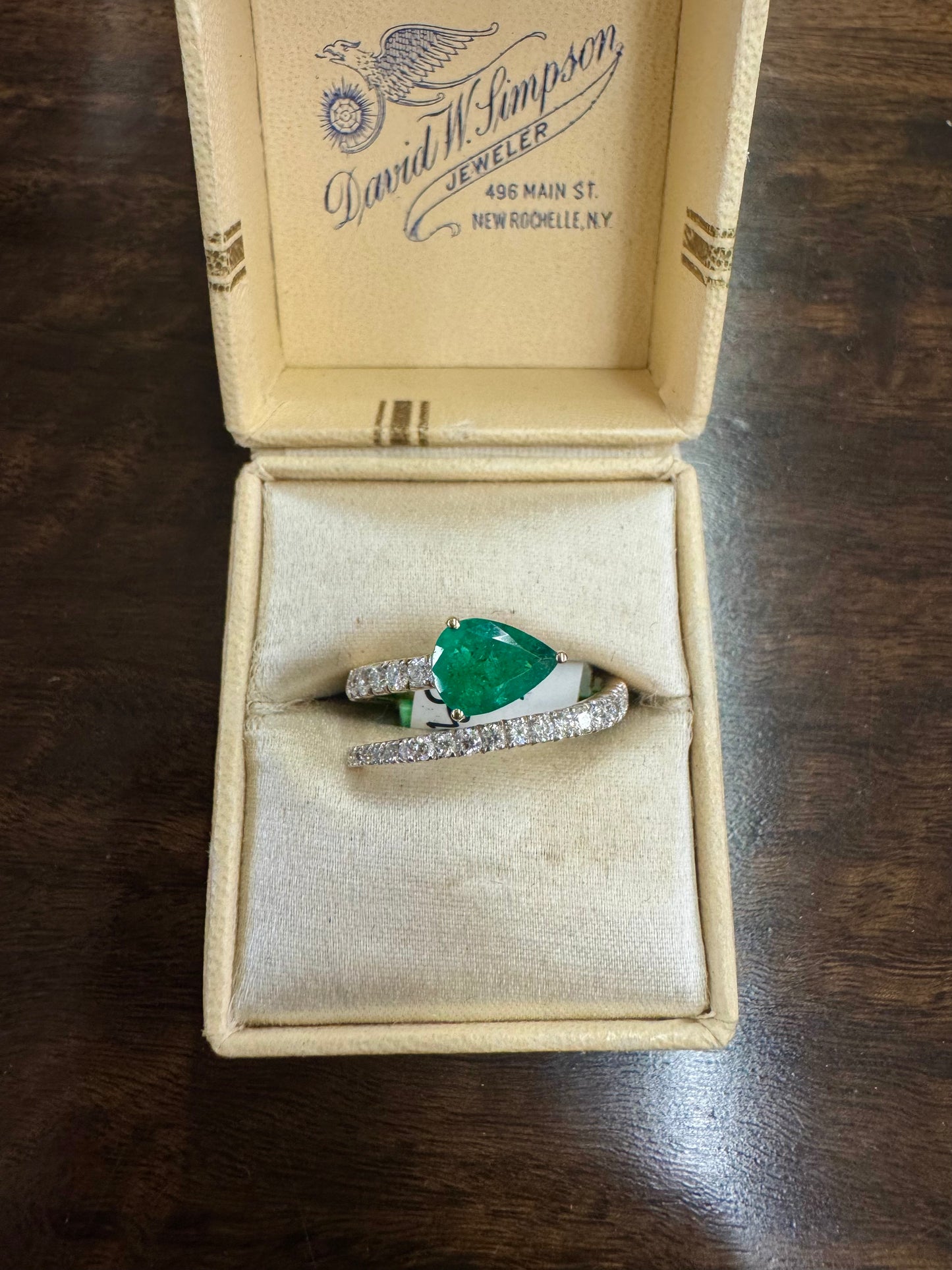 Emerald and Diamond ring