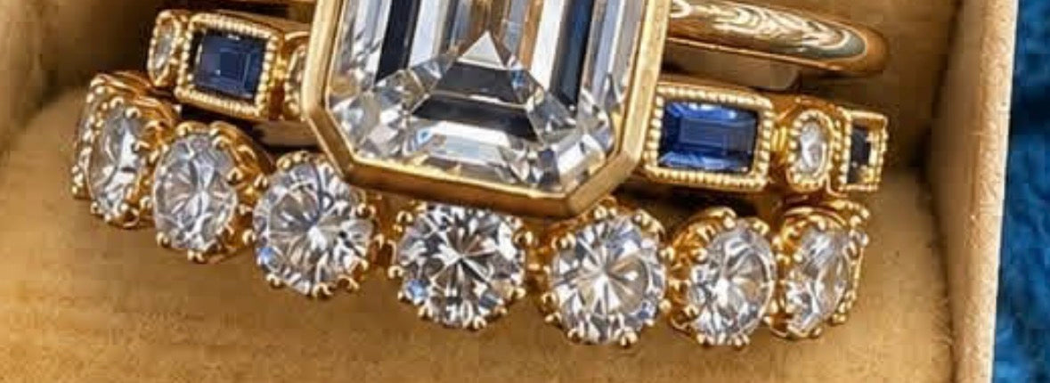 Sapphire and Diamond band