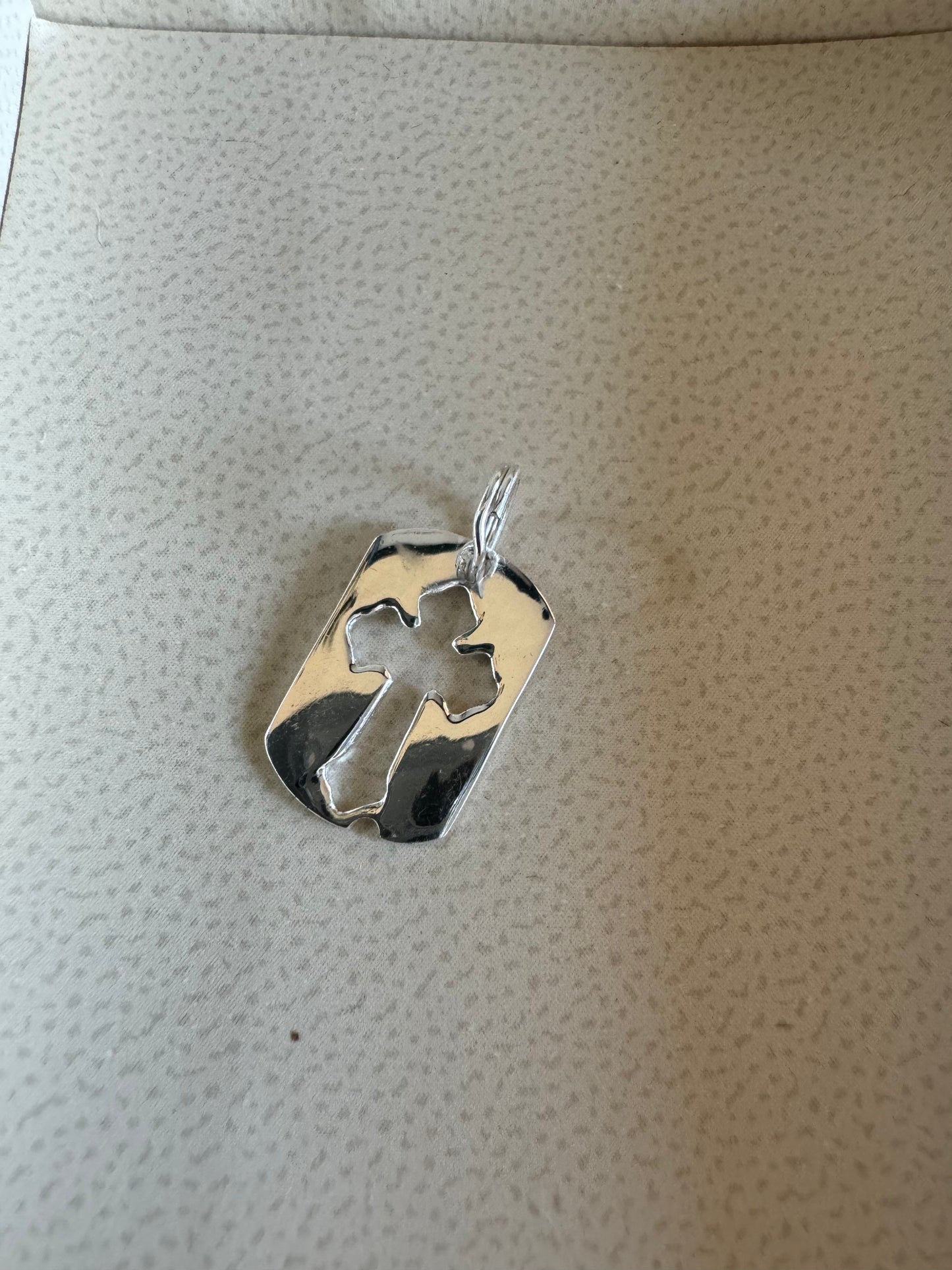 Sterling Cross Charm