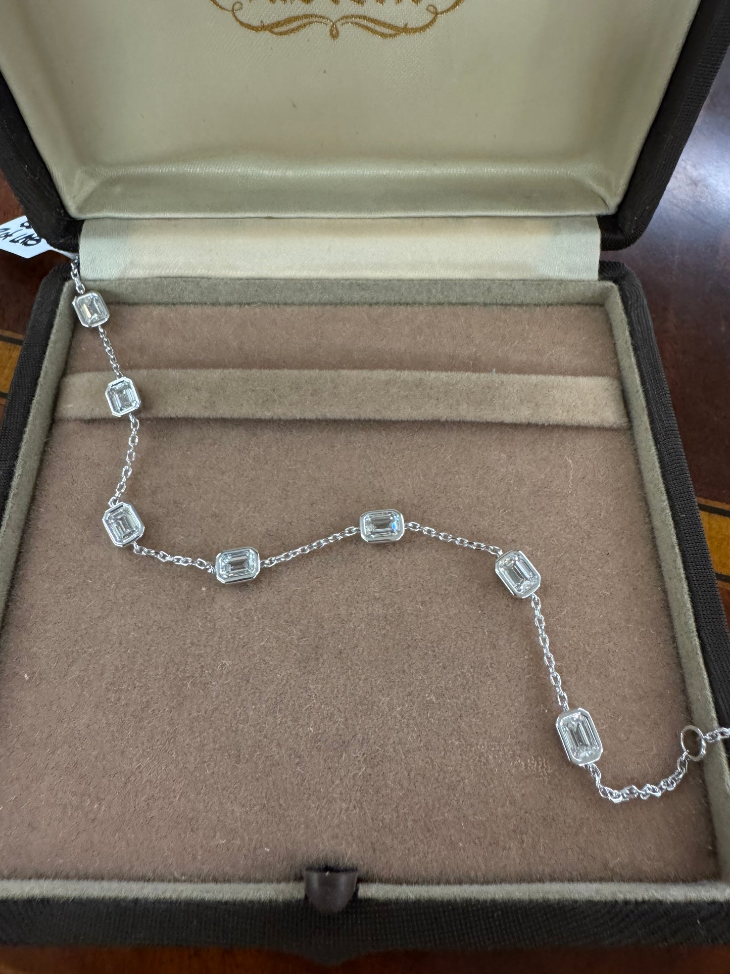 2ct ct lab grown diamond by the yard bracelet