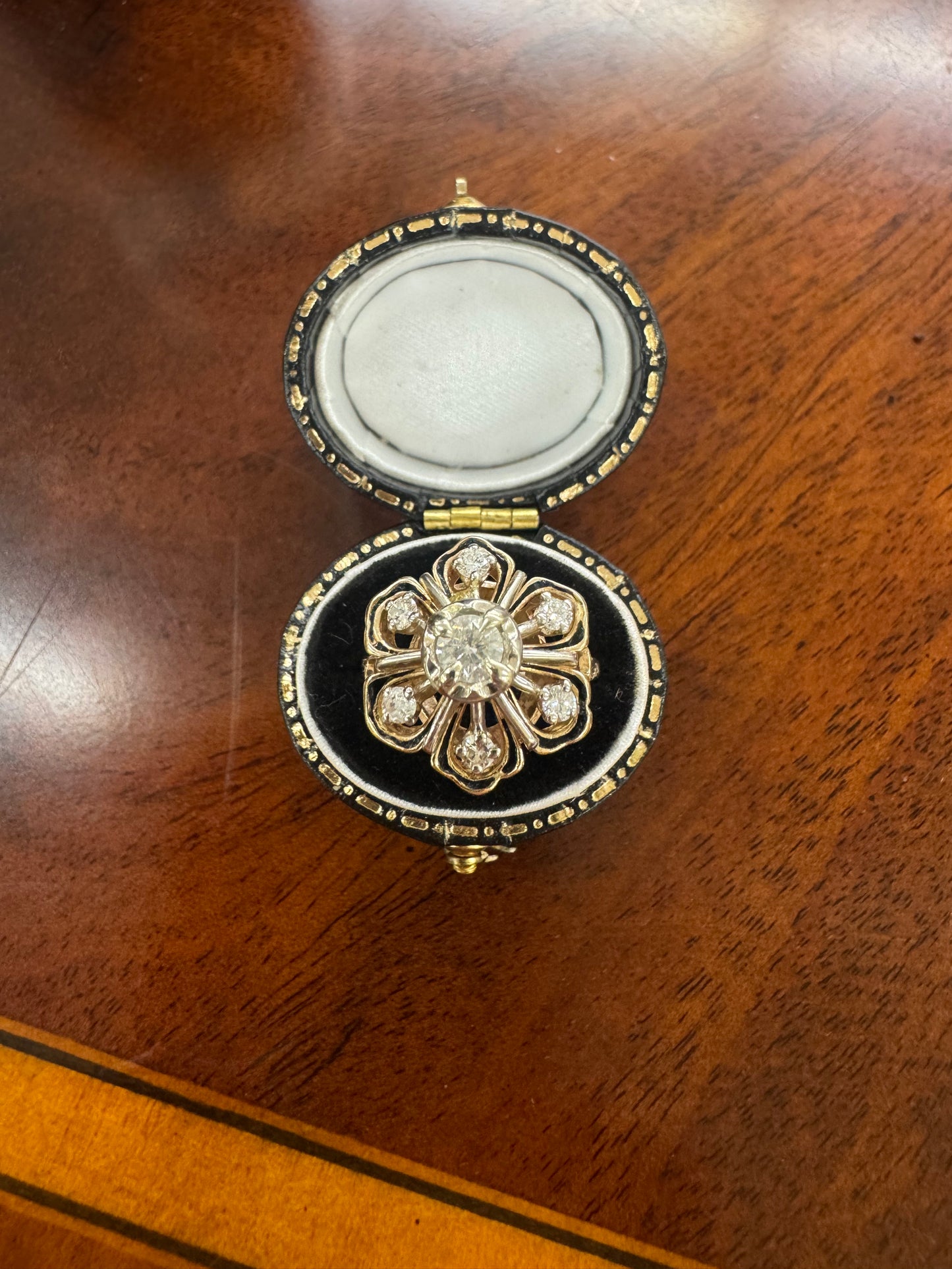 Vintage Diamond Statement Ring