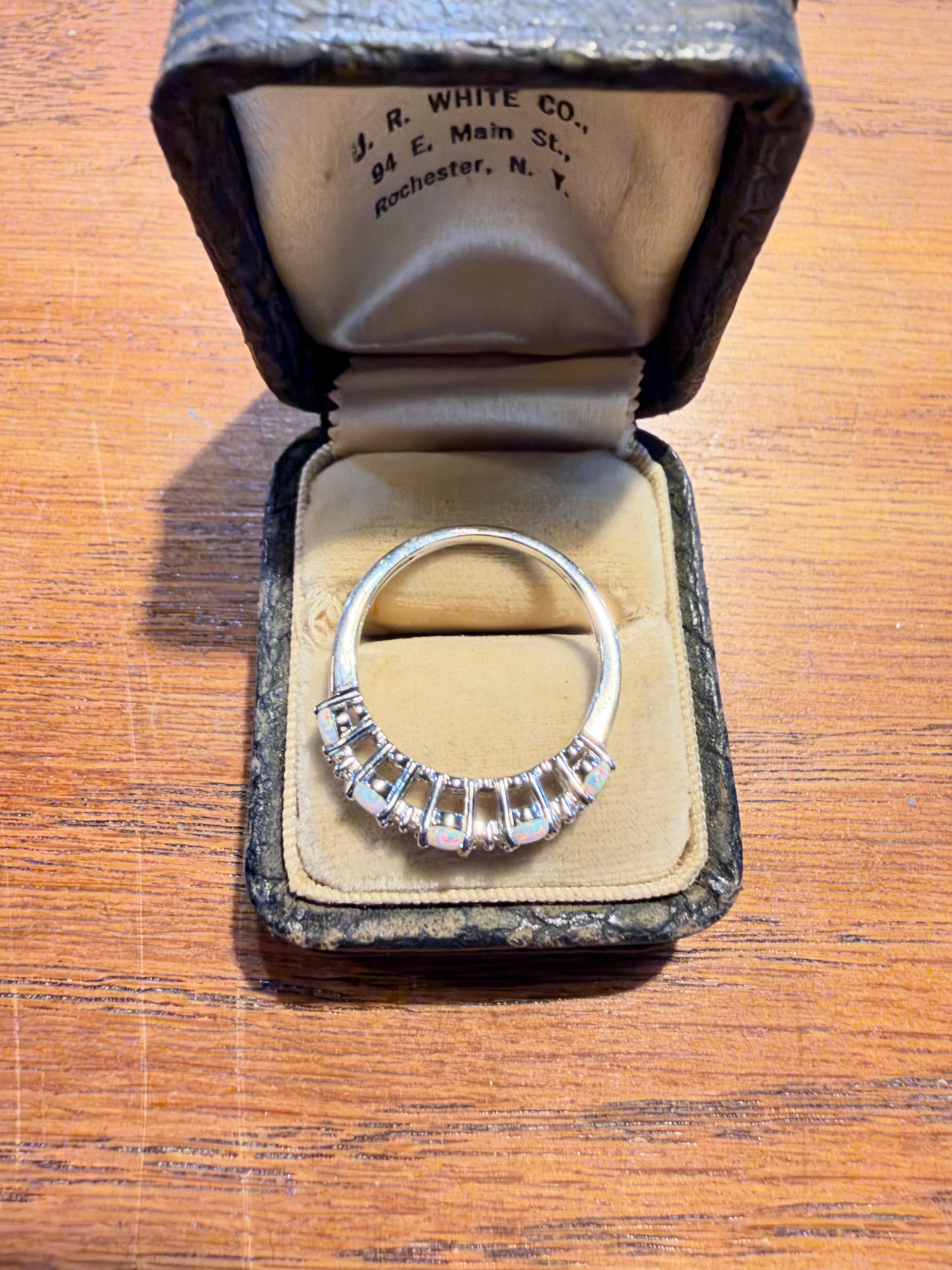 Opal and Diamond band
