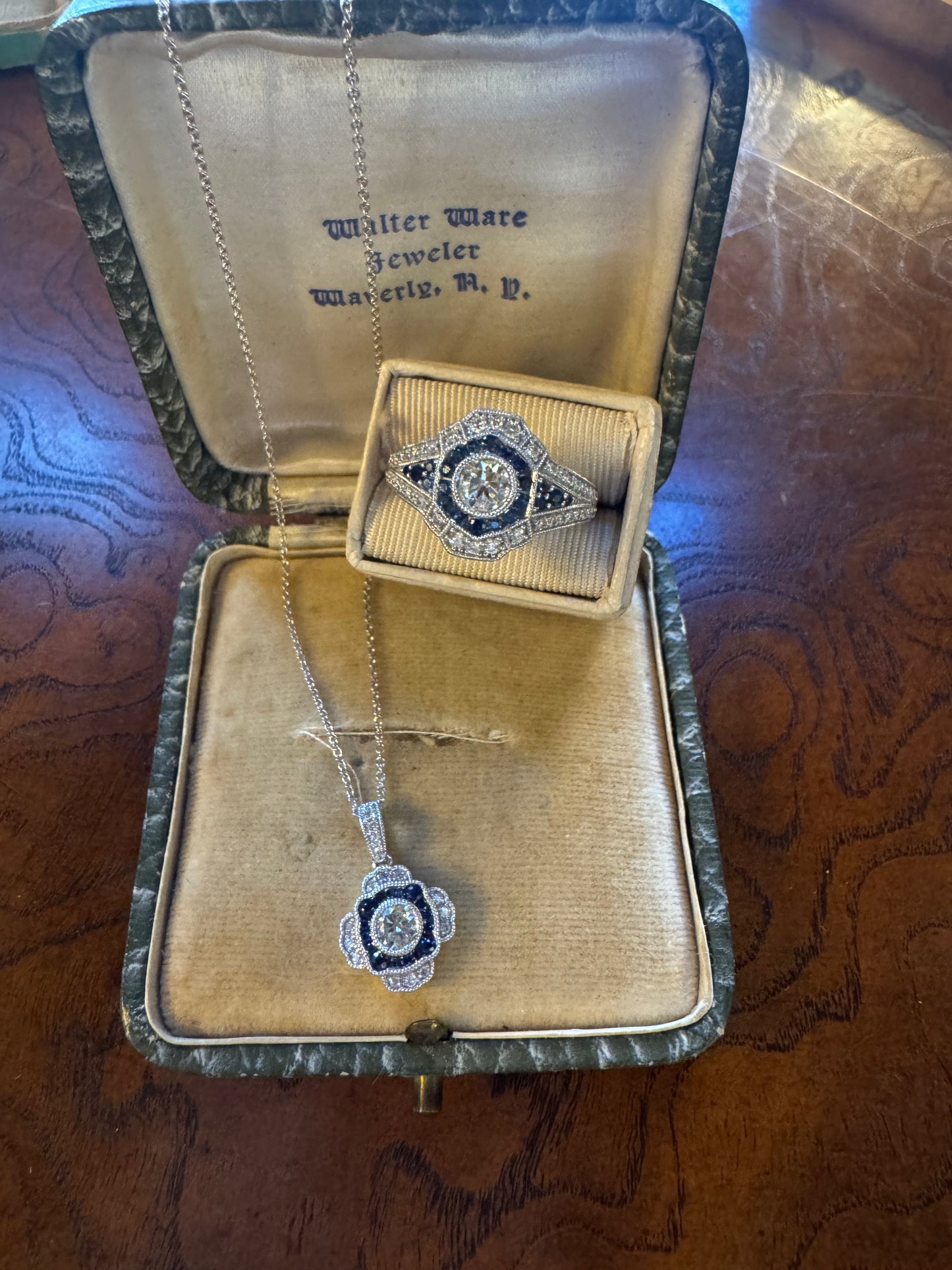 Sapphire and Diamond ring