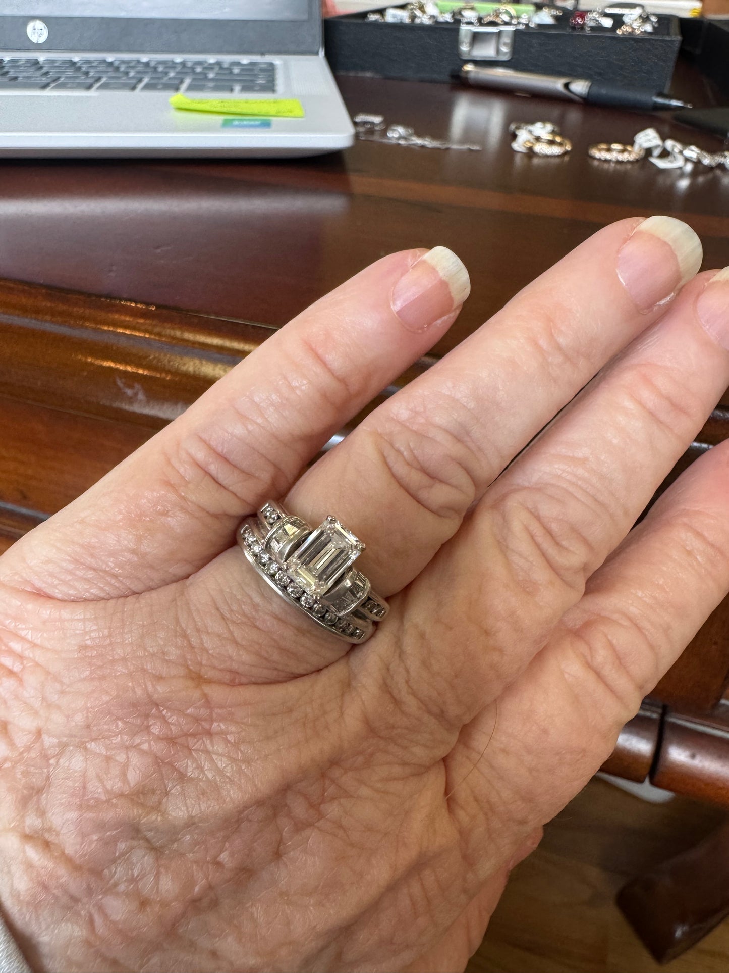 Vintage Diamond ring wrap