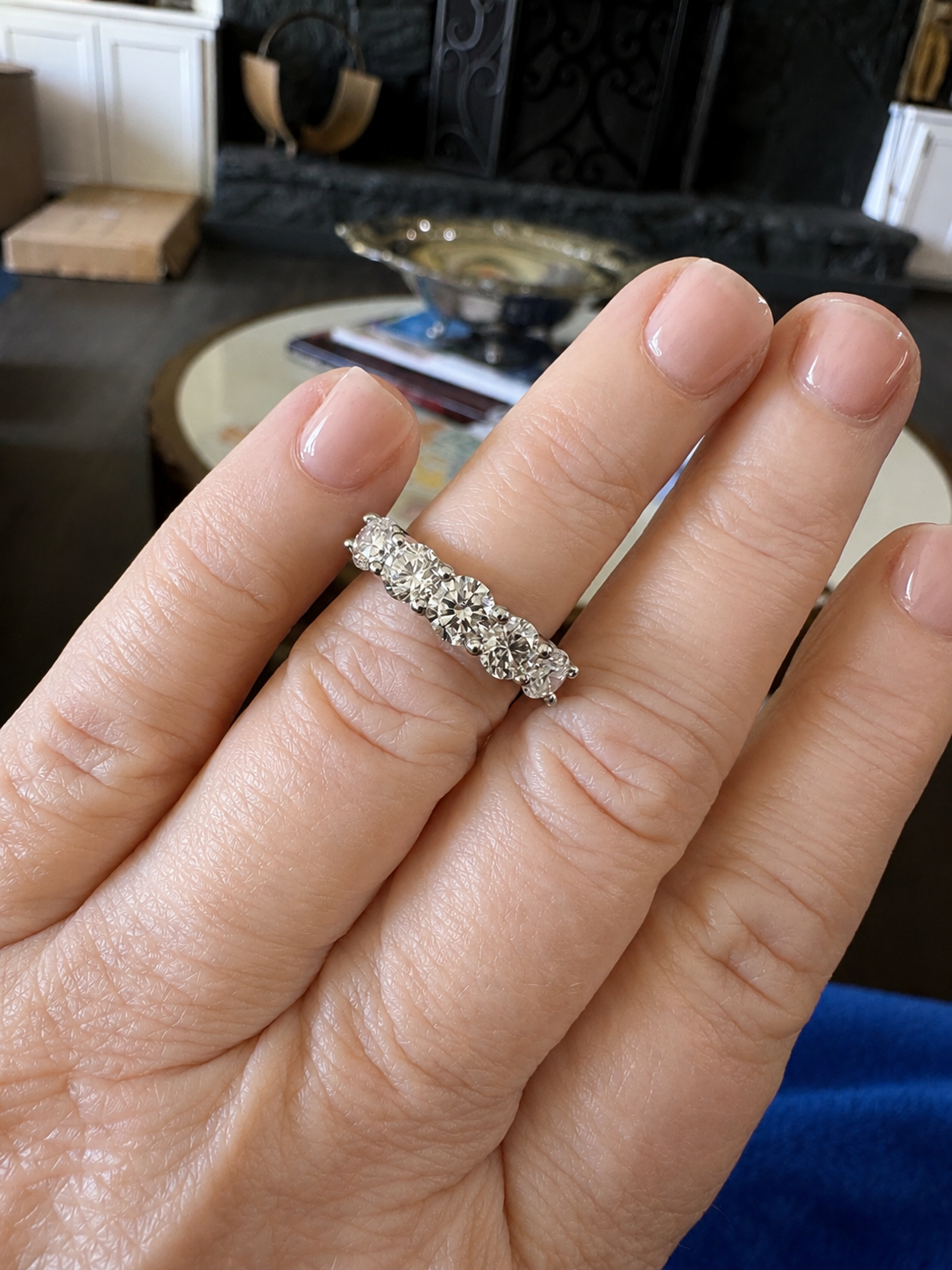2.56ct Diamond band
