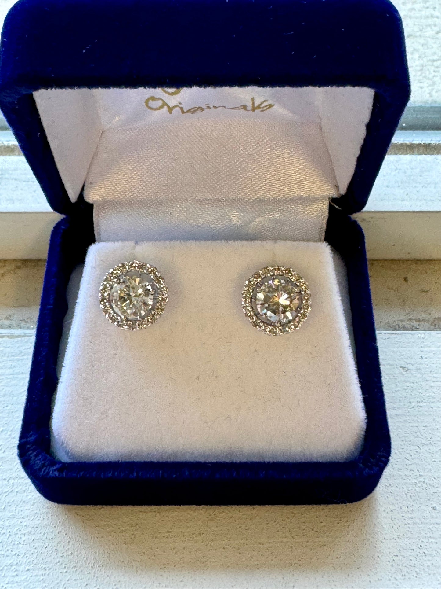 .50ct Diamond earring jackets