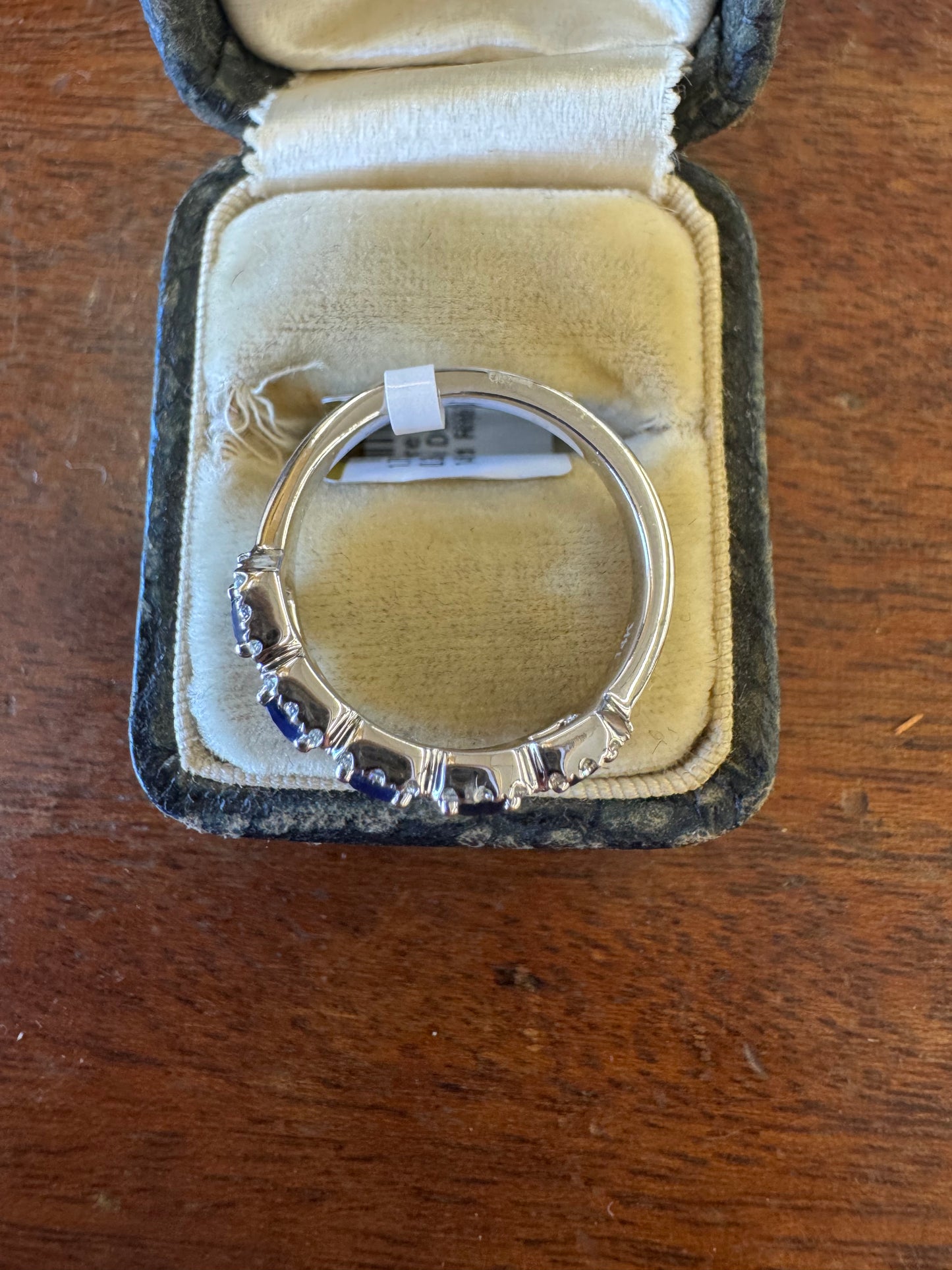 1.75ct Emerald-Cut Sapphire and Diamond Ring