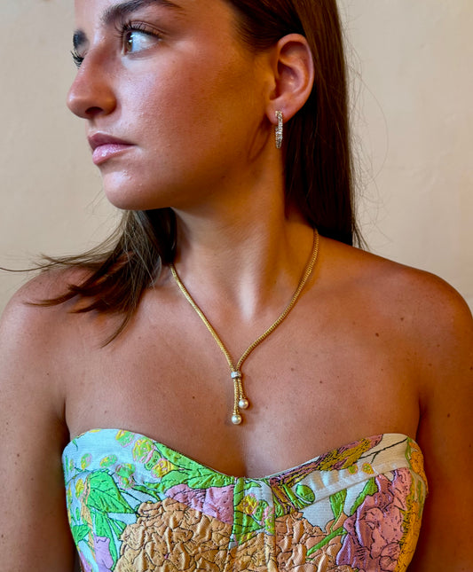 Pearl and Diamond necklace