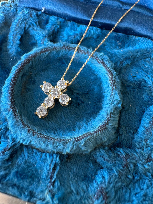 1.60ct diamond cross