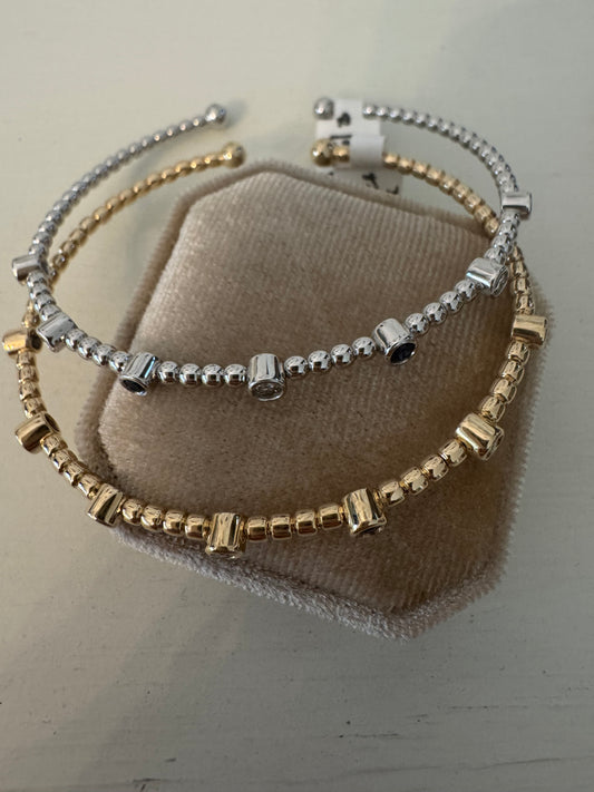 Sapphire and Diamond cuff