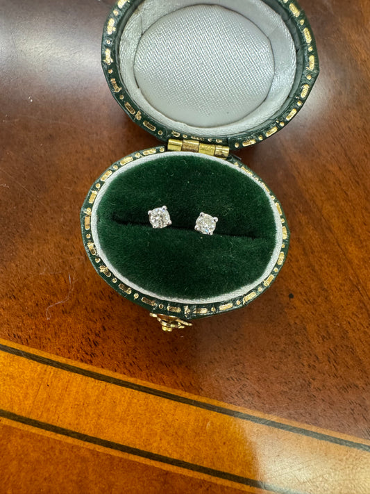 .11ct lab grown diamond studs
