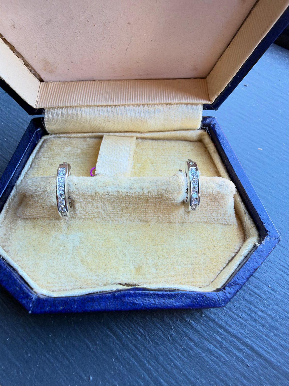 Moissanite Huggies