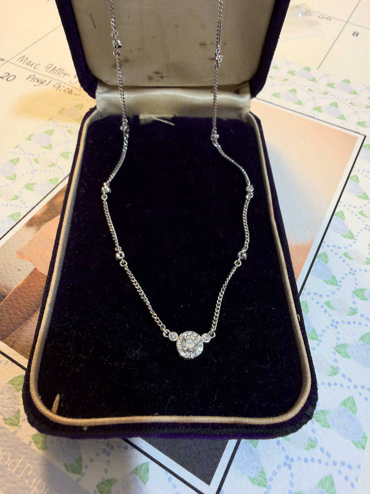 .25ct diamond necklace