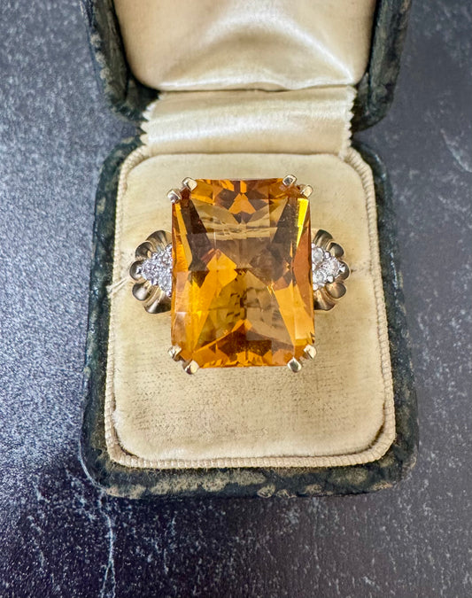 Estate Citrine ring