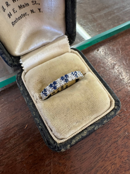 Sapphire and Diamond band