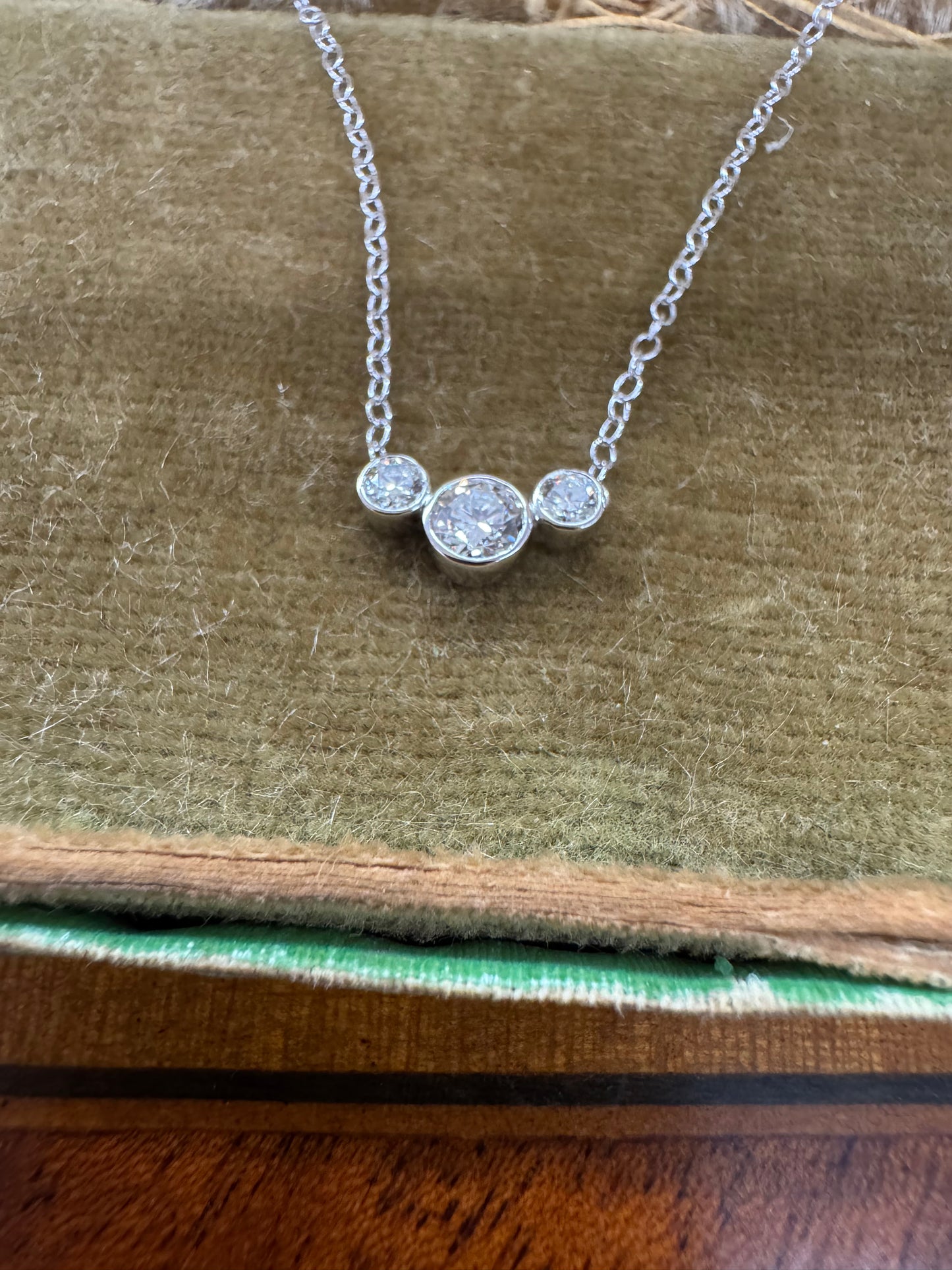 .26ct Diamond Three-Stone Pendant