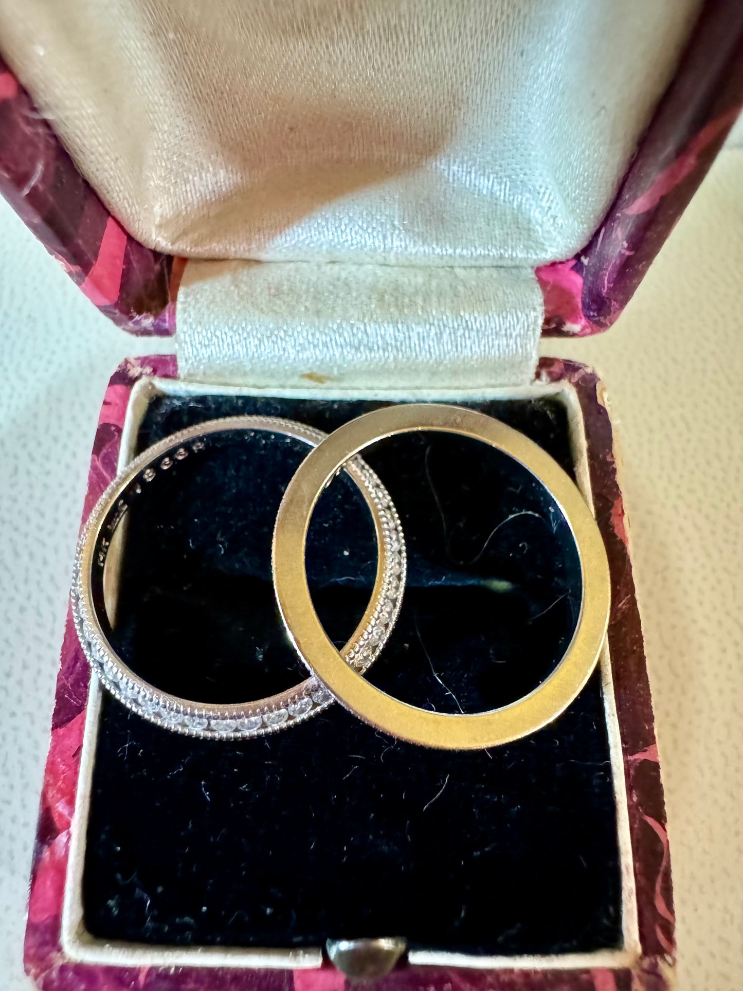 Diamond mirror bands
