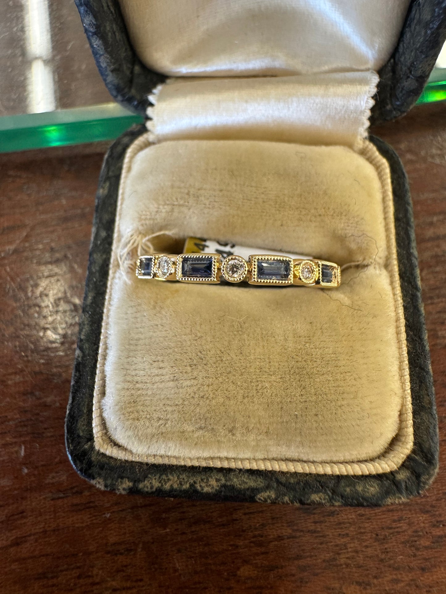 0.25ct Sapphire and Diamond Band