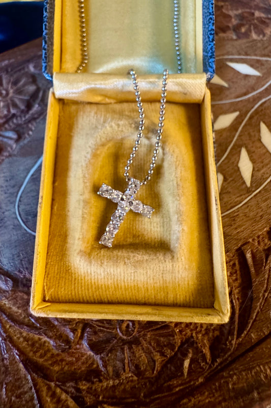 .50ct Diamond cross in Platinum