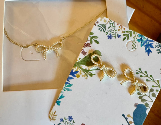 Pearl bow set