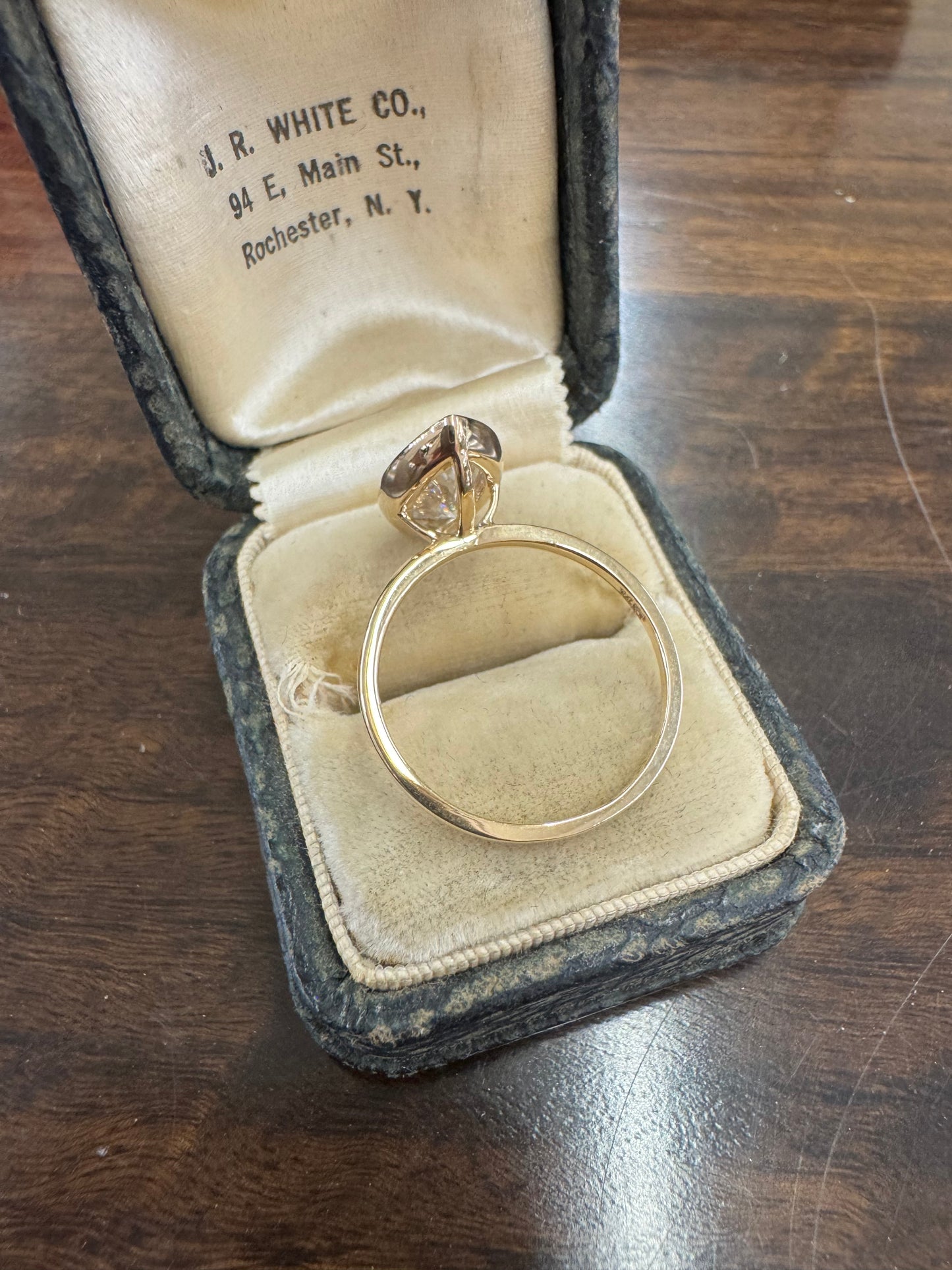 2ct Marquise lab grown diamond ring