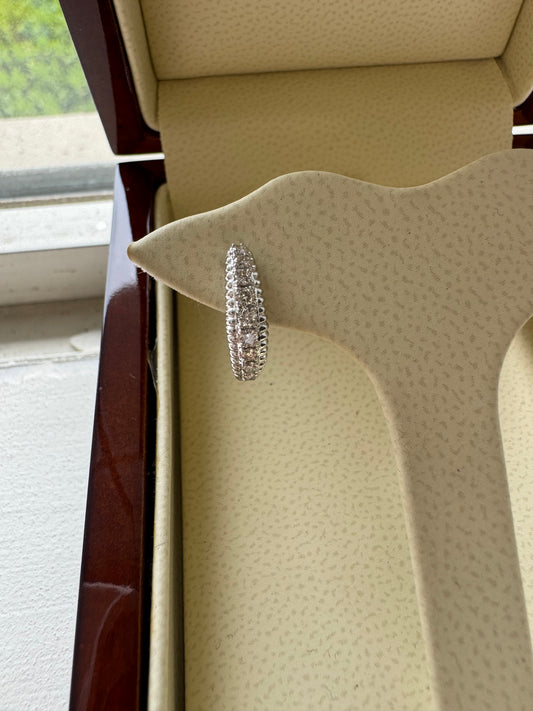 1/4ct Diamond huggie hoops