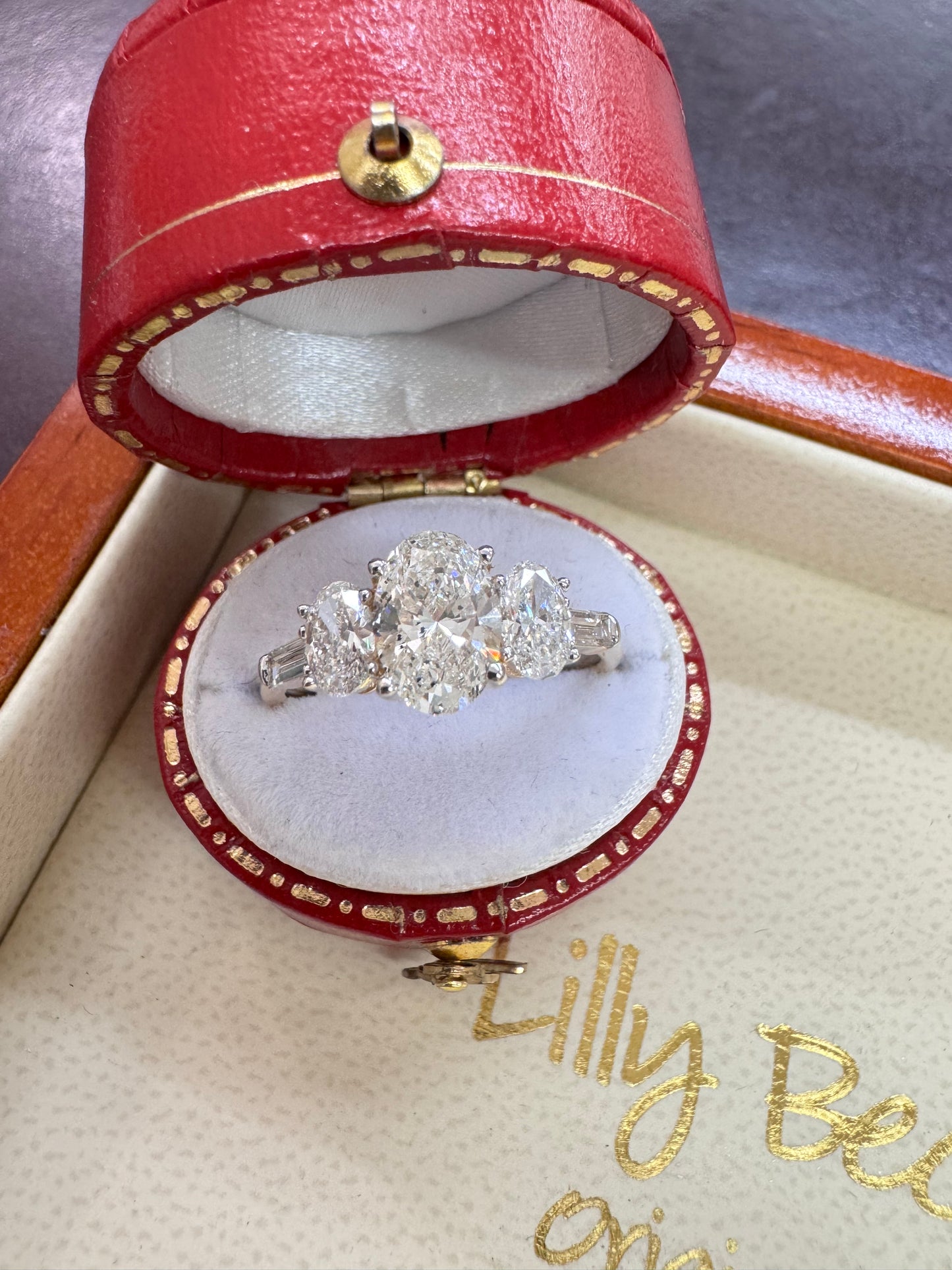 1.75ct lab grown diamond ring