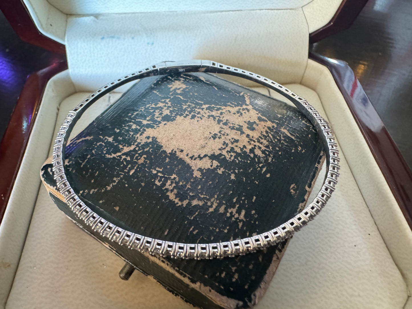 1.31ct Diamond flex bangle