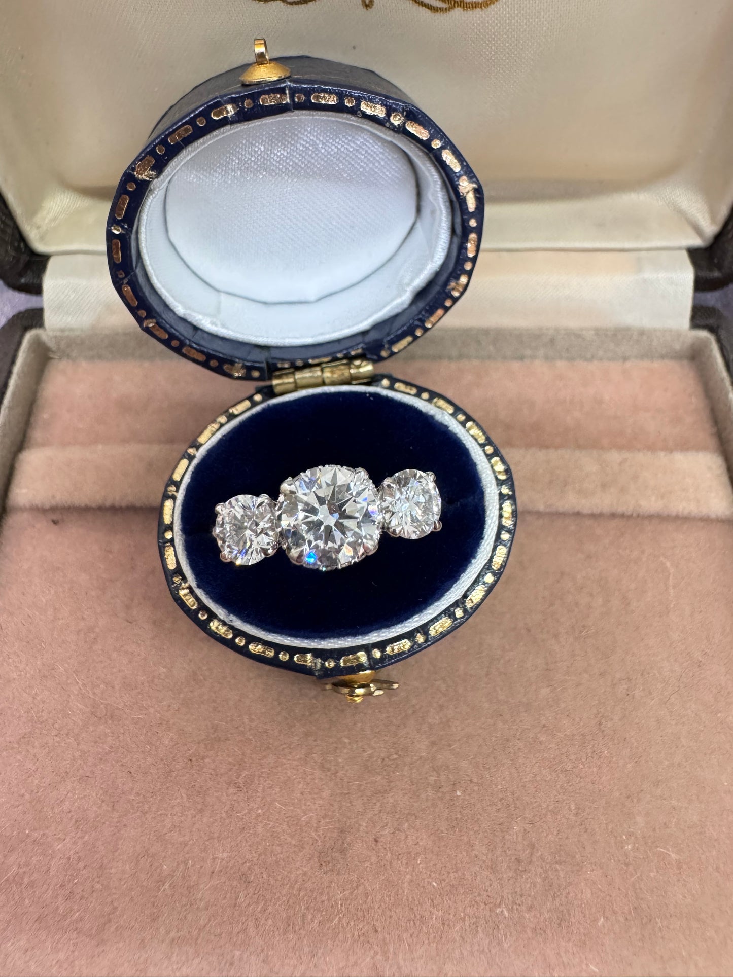 Three-Stone Lab-Grown Diamond Ring
