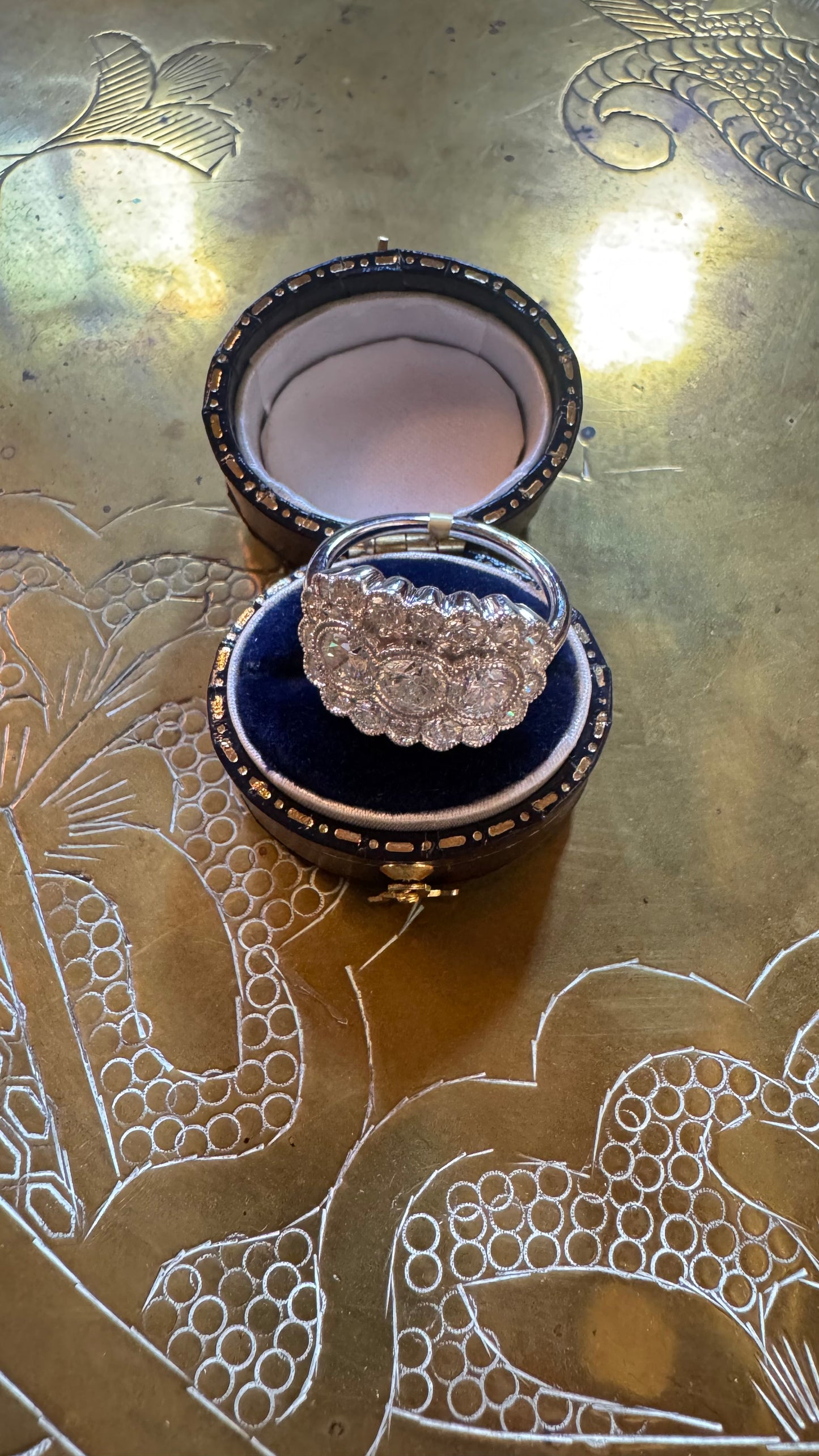 2.33ct Antique reproduction ring