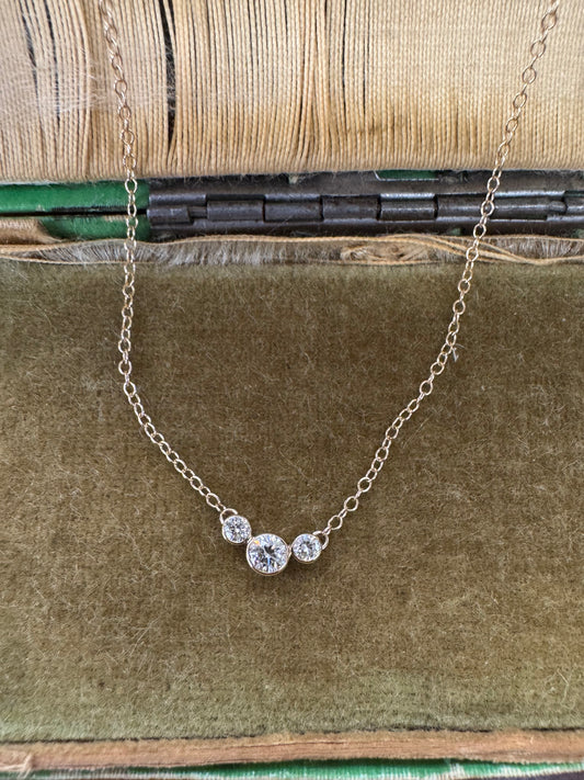 .26ct Diamond Three-Stone Pendant